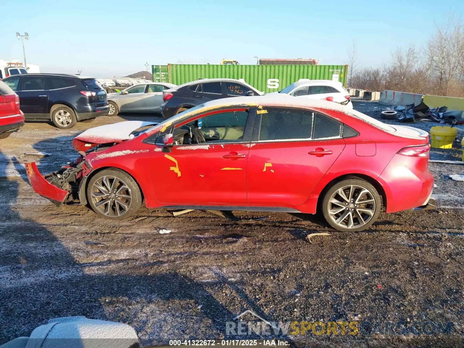 14 fotografías del automóvil dañado JTDS4RCEXLJ014799 TOYOTA COROLLA 2020