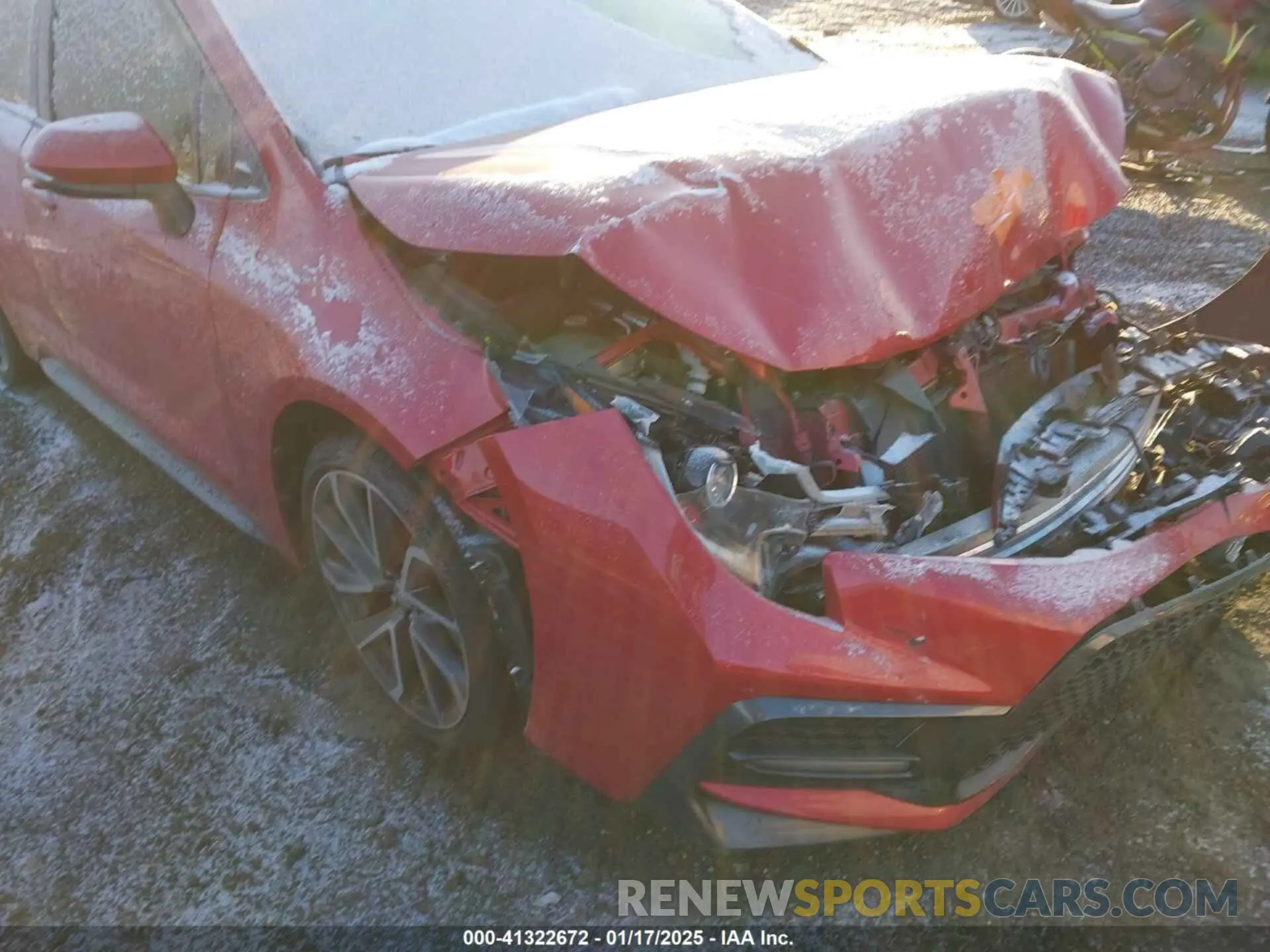 17 fotografías del automóvil dañado JTDS4RCEXLJ014799 TOYOTA COROLLA 2020