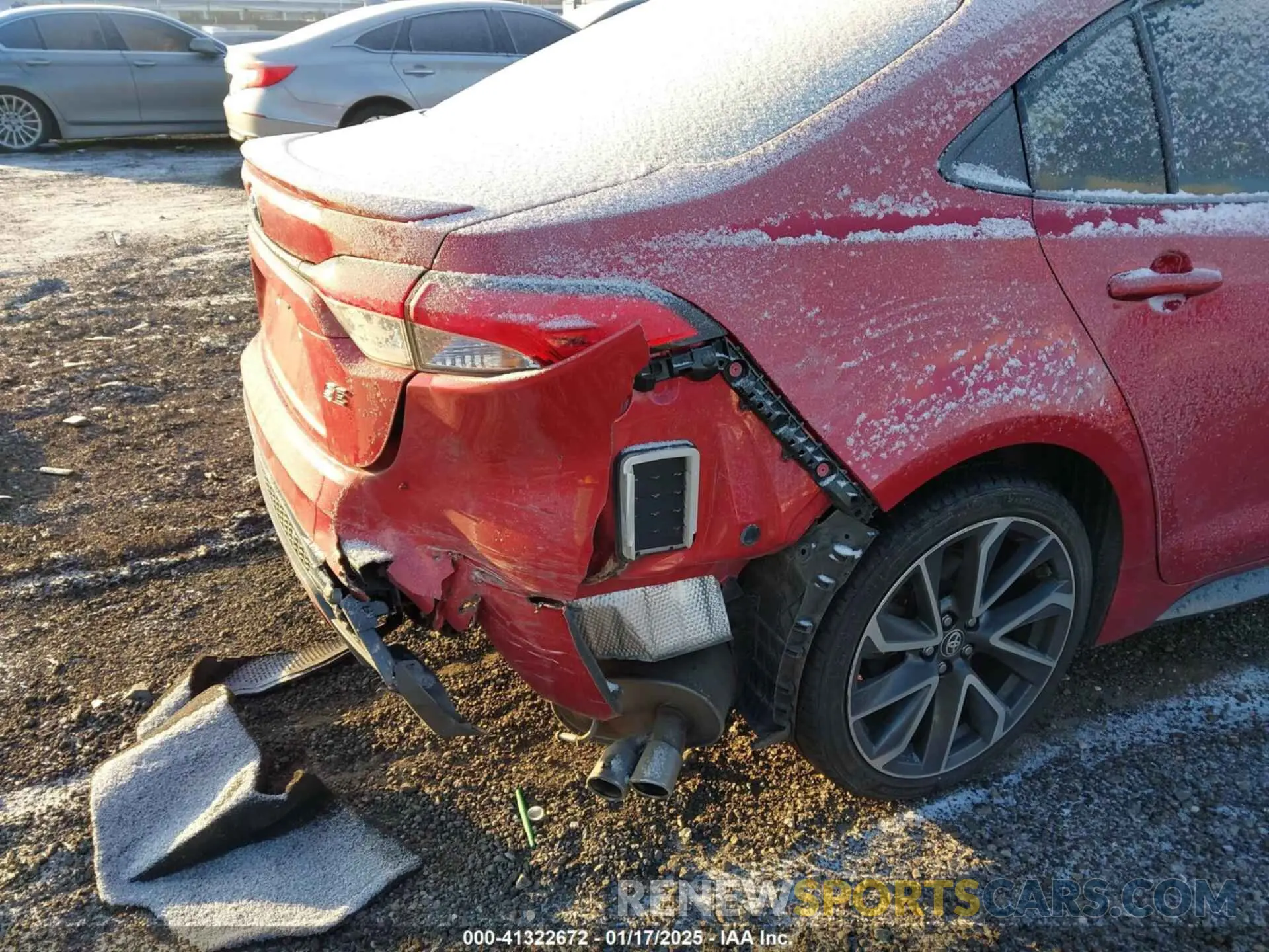18 fotografías del automóvil dañado JTDS4RCEXLJ014799 TOYOTA COROLLA 2020