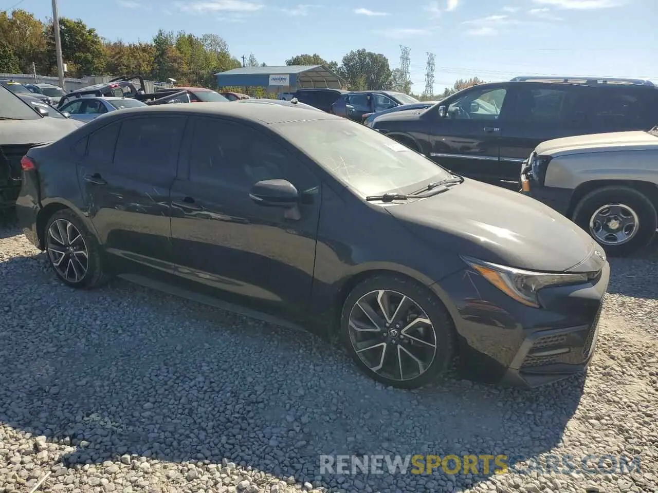 4 fotografías del automóvil dañado JTDS4RCEXLJ015726 TOYOTA COROLLA 2020
