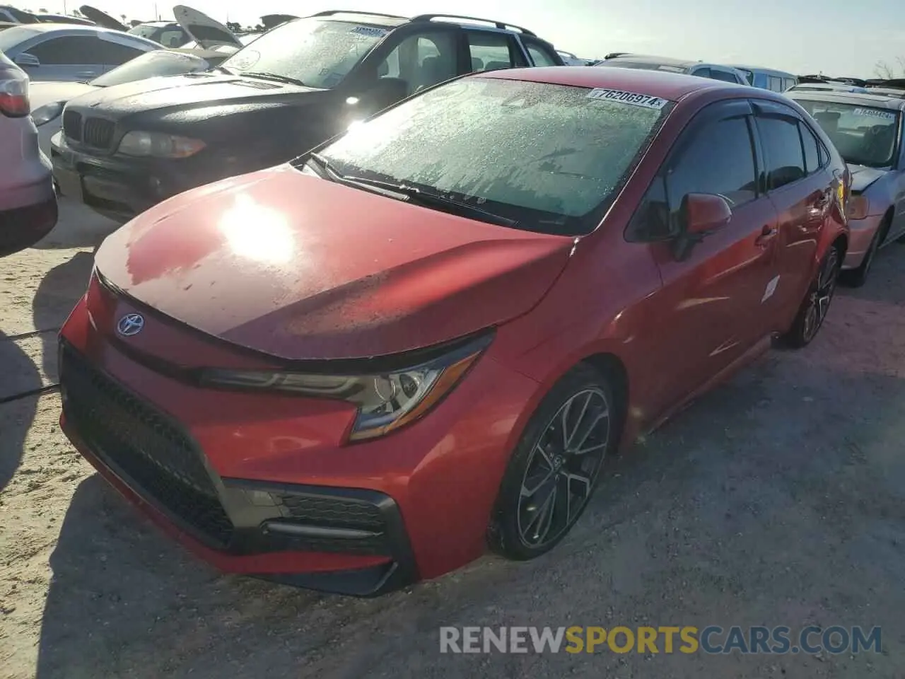 1 fotografías del automóvil dañado JTDS4RCEXLJ019369 TOYOTA COROLLA 2020