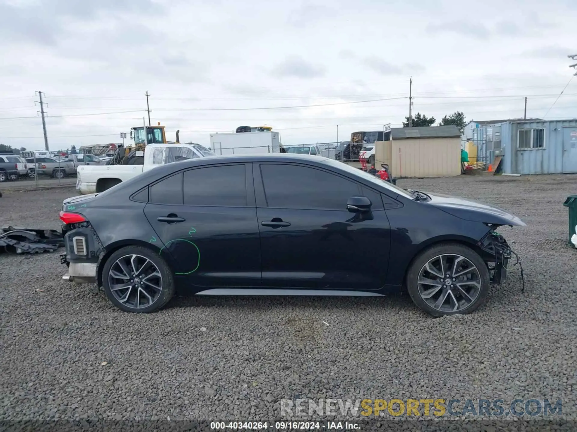 14 fotografías del automóvil dañado JTDS4RCEXLJ023180 TOYOTA COROLLA 2020