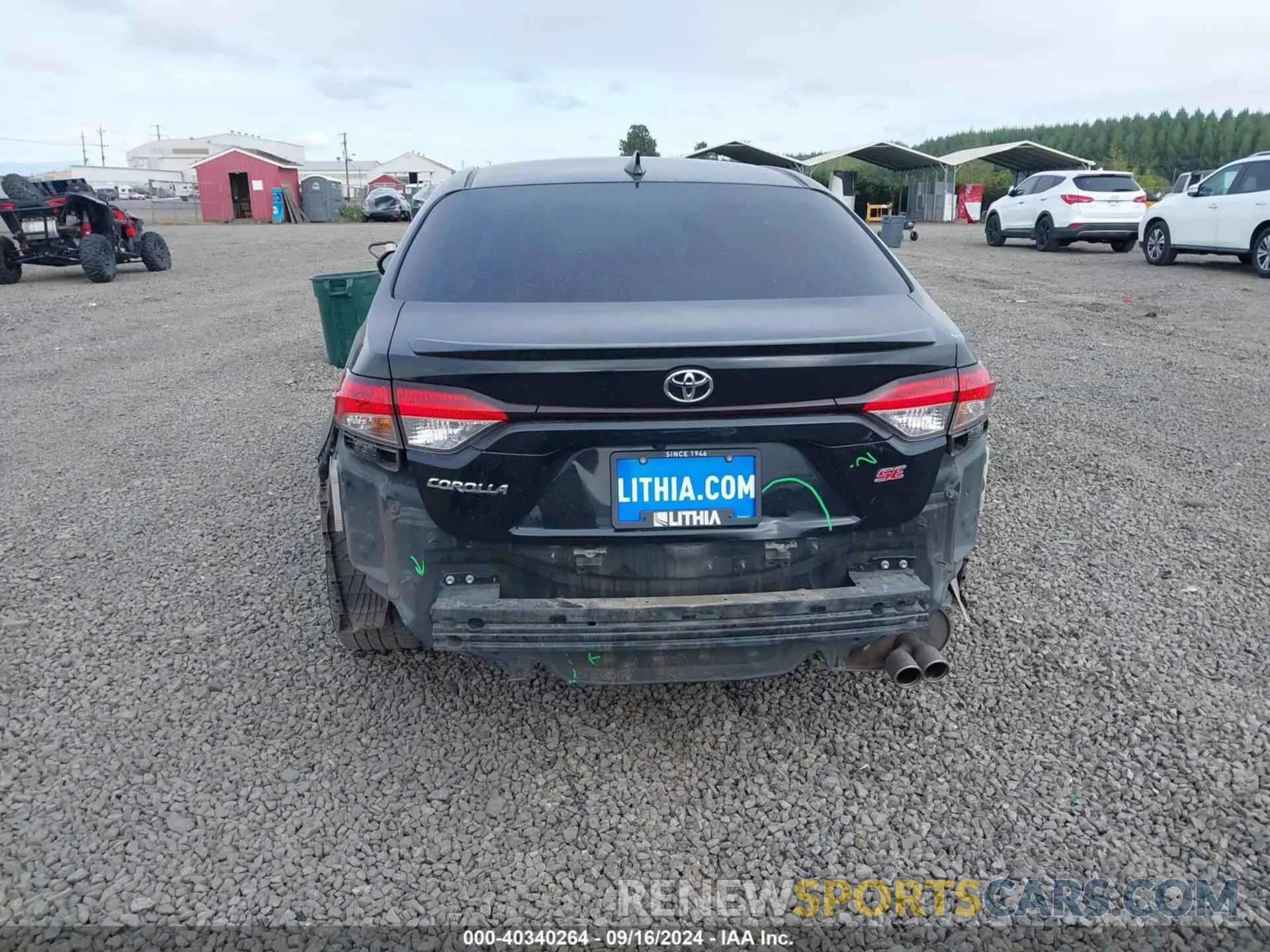 17 fotografías del automóvil dañado JTDS4RCEXLJ023180 TOYOTA COROLLA 2020