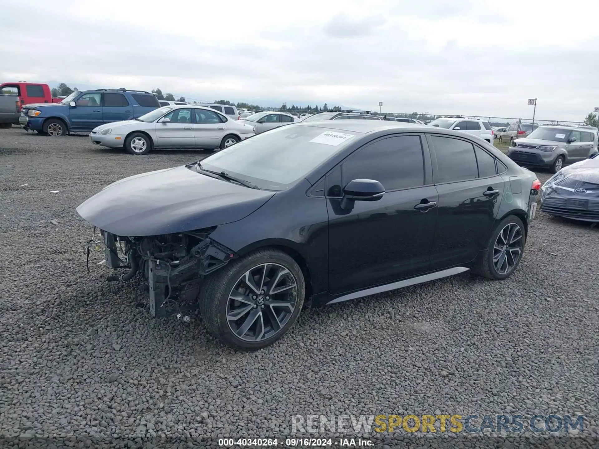2 fotografías del automóvil dañado JTDS4RCEXLJ023180 TOYOTA COROLLA 2020