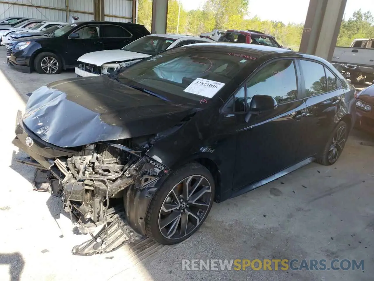2 fotografías del automóvil dañado JTDS4RCEXLJ026046 TOYOTA COROLLA 2020