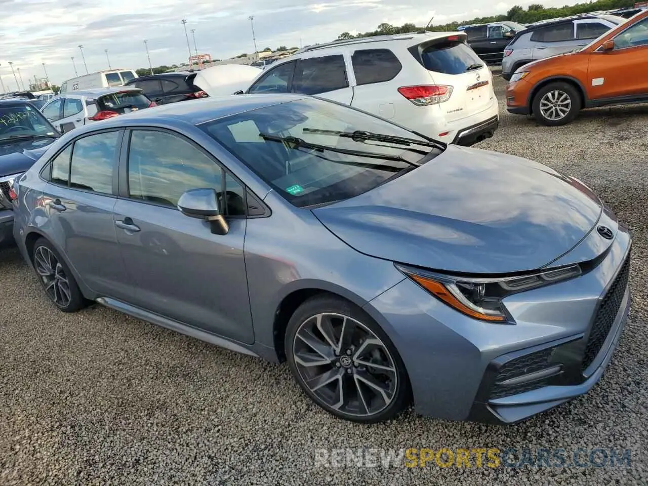 4 fotografías del automóvil dañado JTDS4RCEXLJ032039 TOYOTA COROLLA 2020