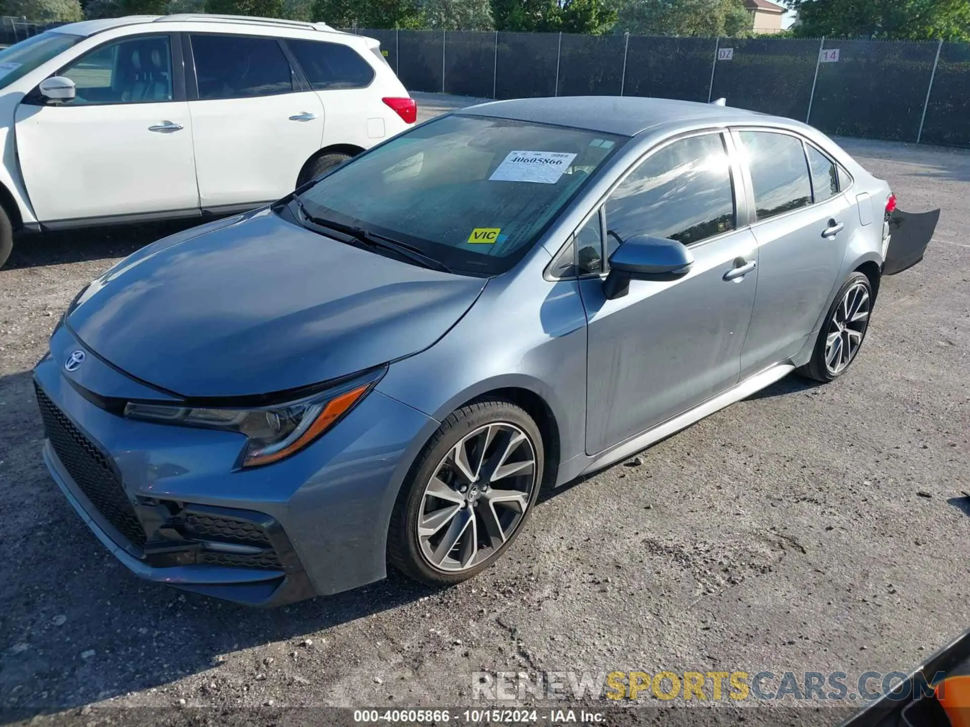 2 fotografías del automóvil dañado JTDS4RCEXLJ032882 TOYOTA COROLLA 2020