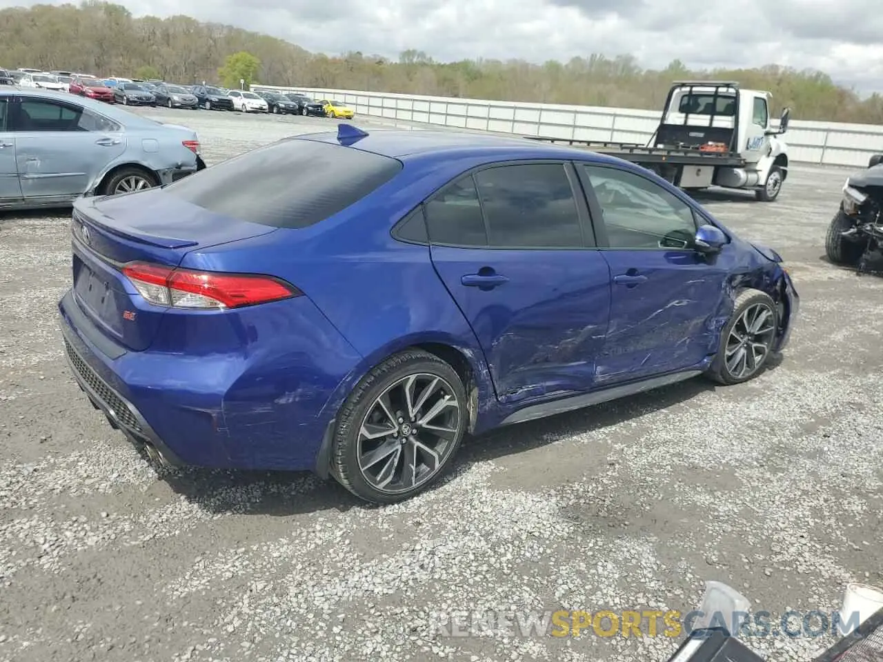 3 fotografías del automóvil dañado JTDS4RCEXLJ038553 TOYOTA COROLLA 2020