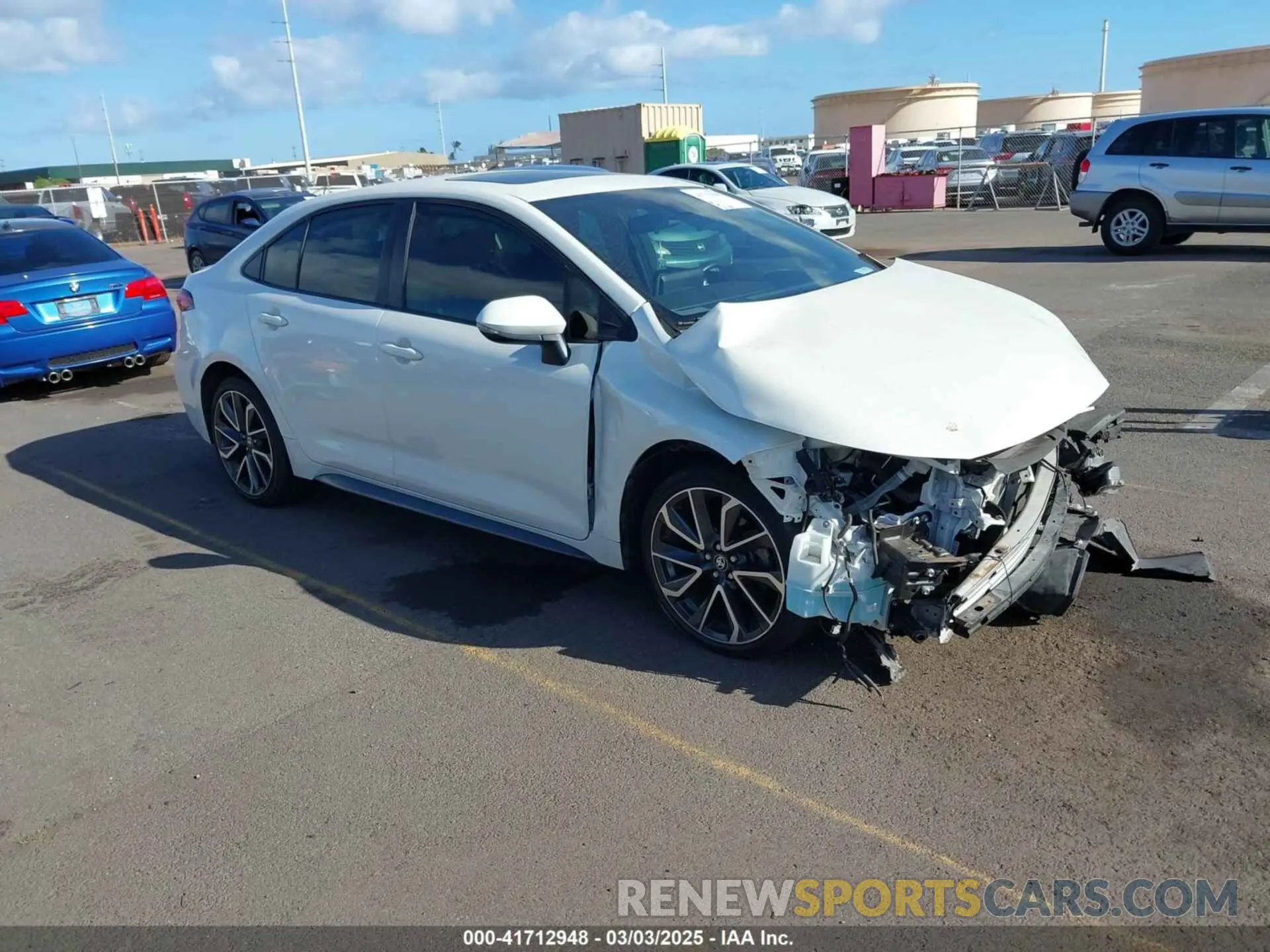 1 fotografías del automóvil dañado JTDT4RCE0LJ035939 TOYOTA COROLLA 2020