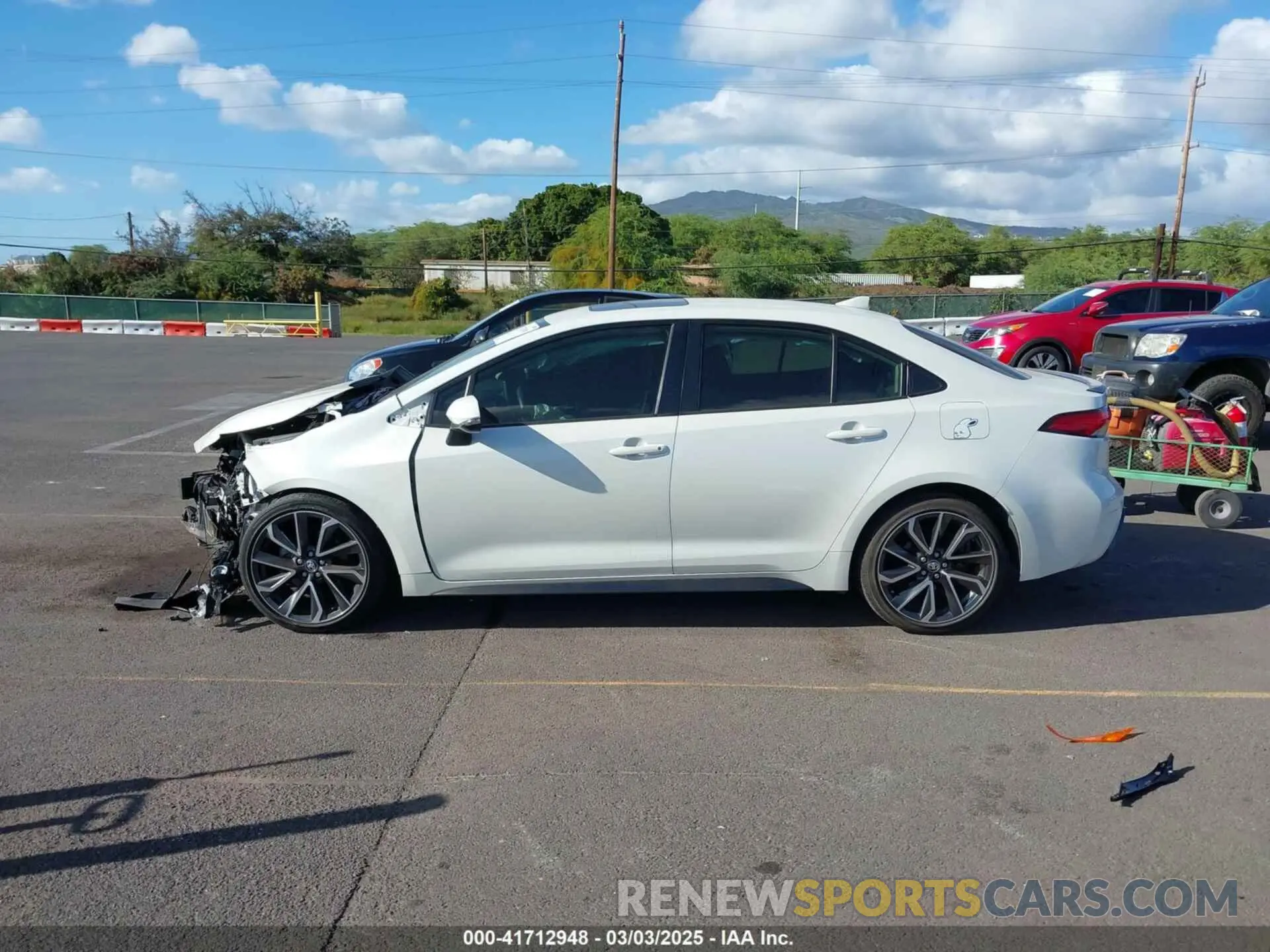 15 fotografías del automóvil dañado JTDT4RCE0LJ035939 TOYOTA COROLLA 2020