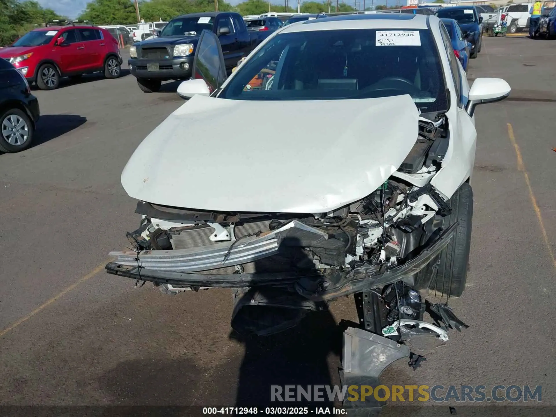 6 fotografías del automóvil dañado JTDT4RCE0LJ035939 TOYOTA COROLLA 2020