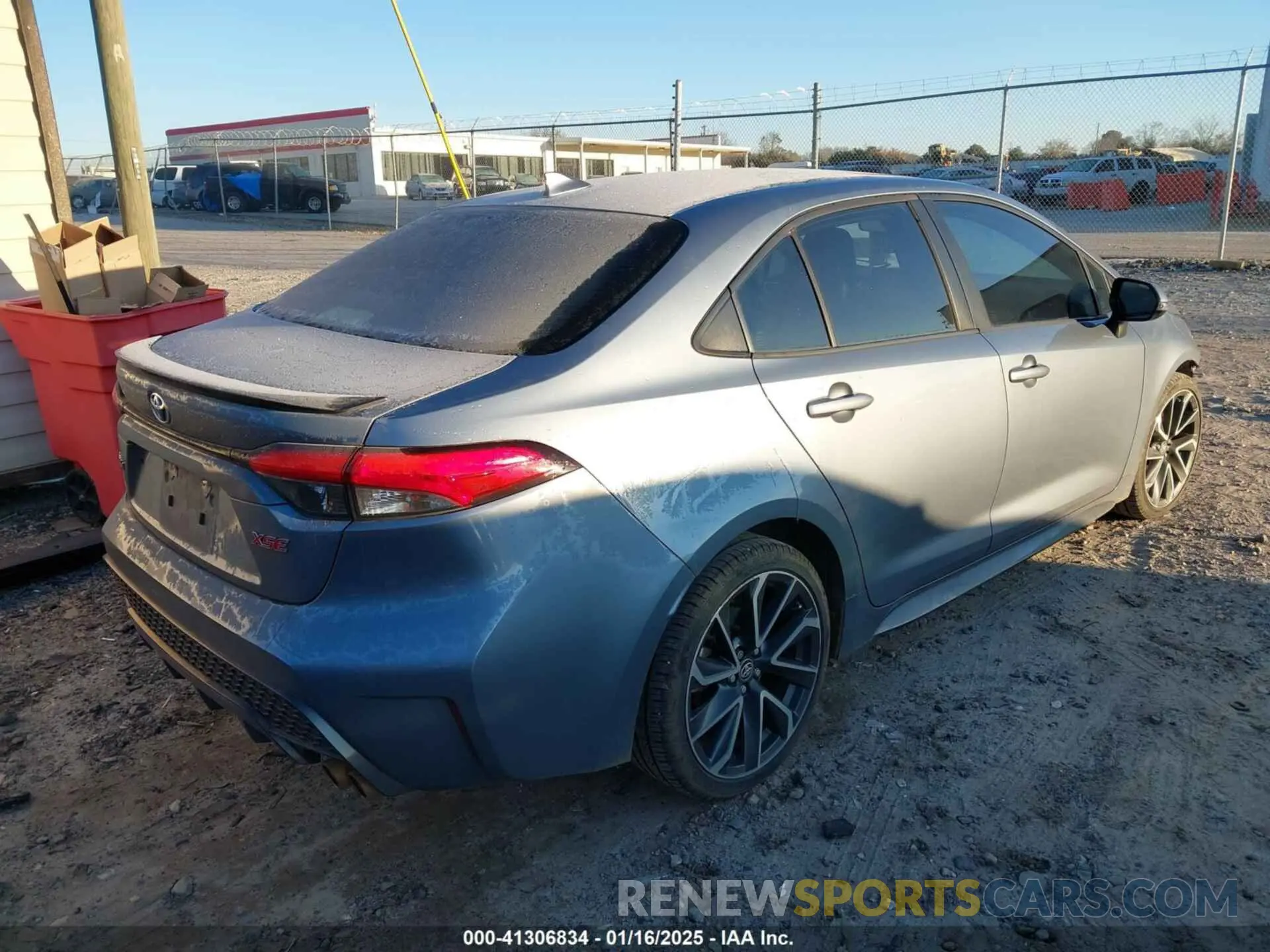 4 fotografías del automóvil dañado JTDT4RCE0LJ046133 TOYOTA COROLLA 2020