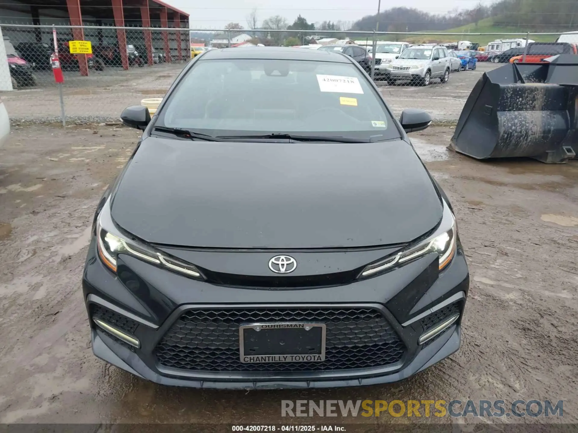 12 fotografías del automóvil dañado JTDT4RCE1LJ036632 TOYOTA COROLLA 2020