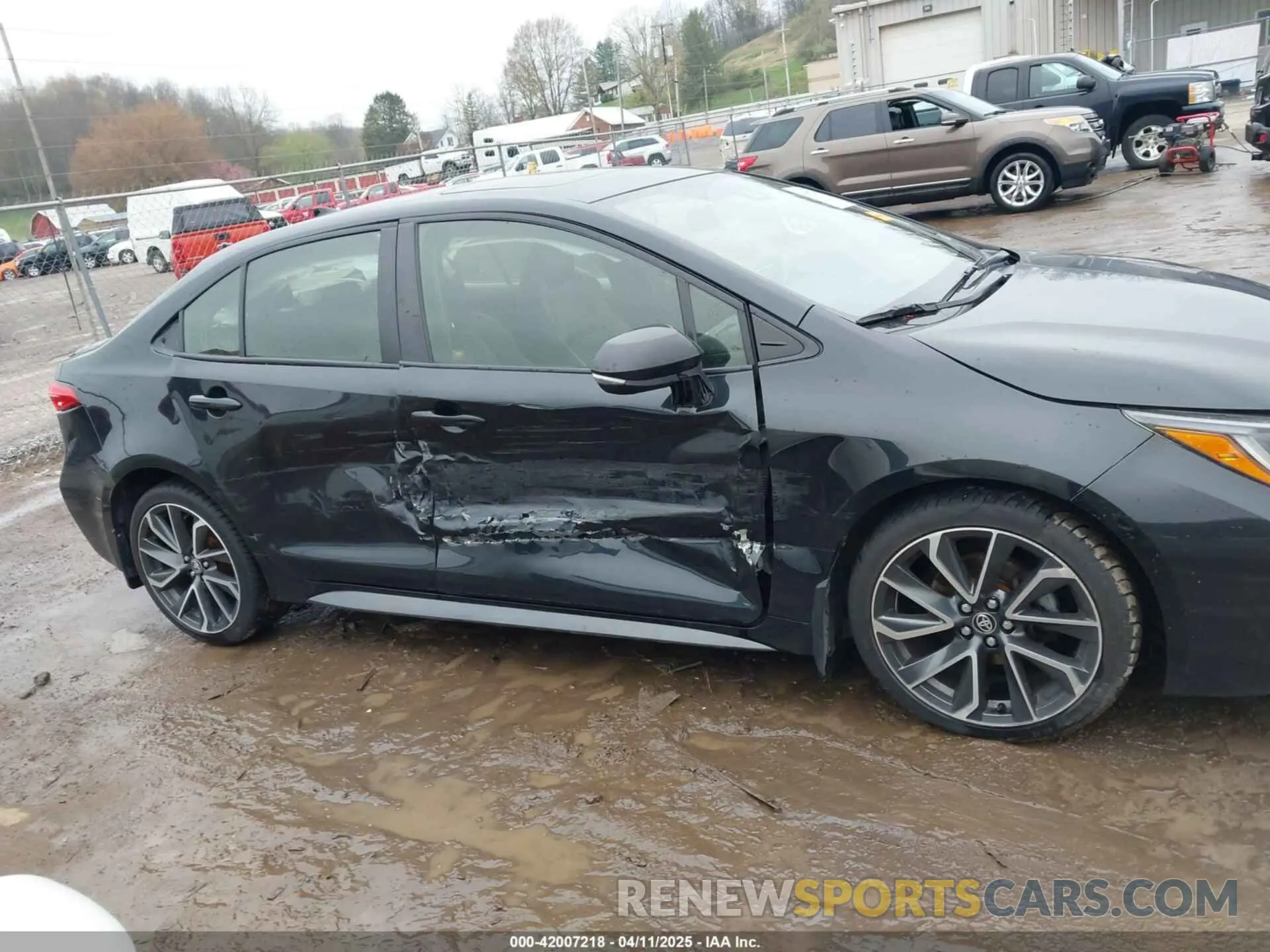 13 fotografías del automóvil dañado JTDT4RCE1LJ036632 TOYOTA COROLLA 2020