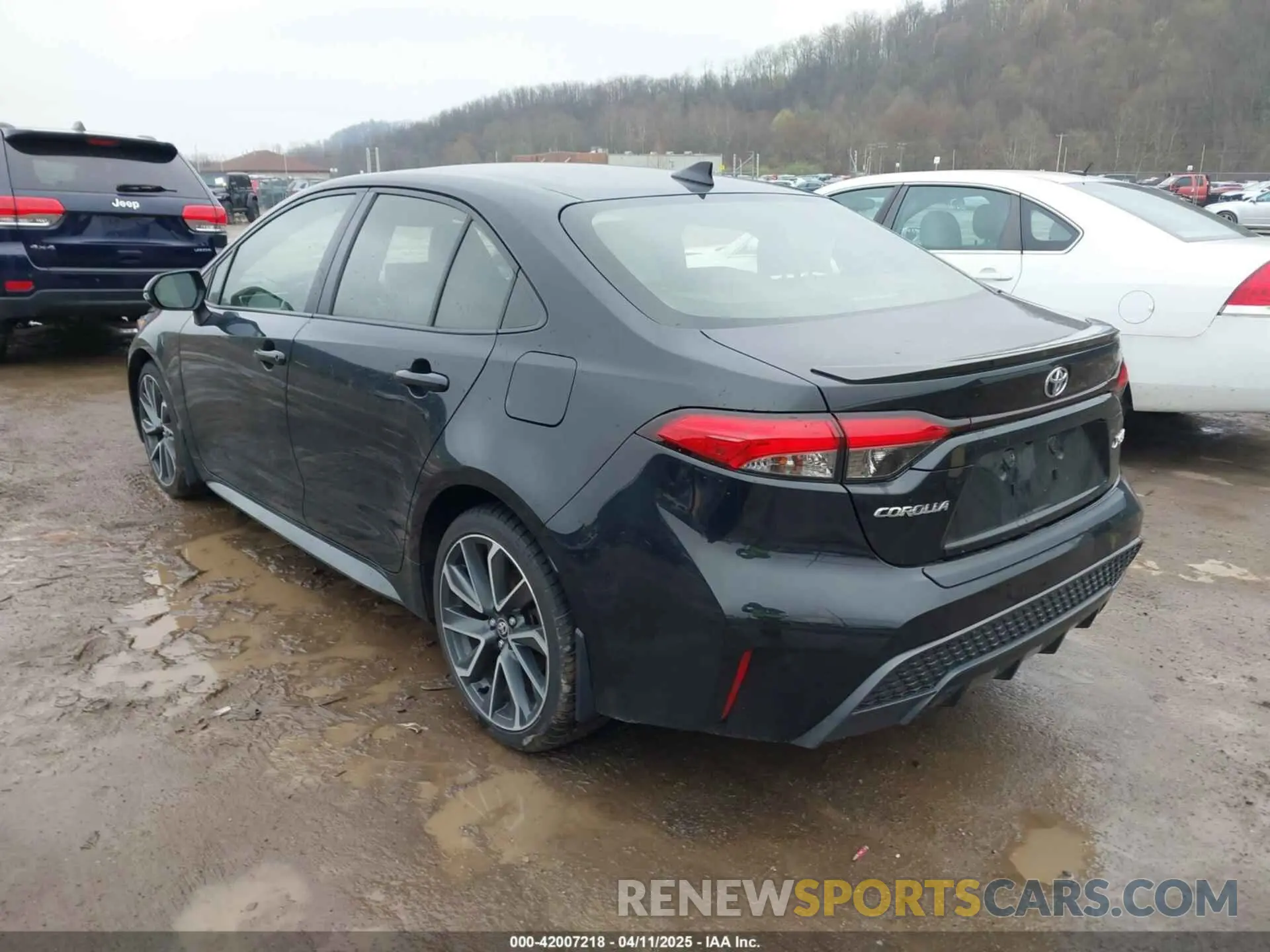 3 fotografías del automóvil dañado JTDT4RCE1LJ036632 TOYOTA COROLLA 2020