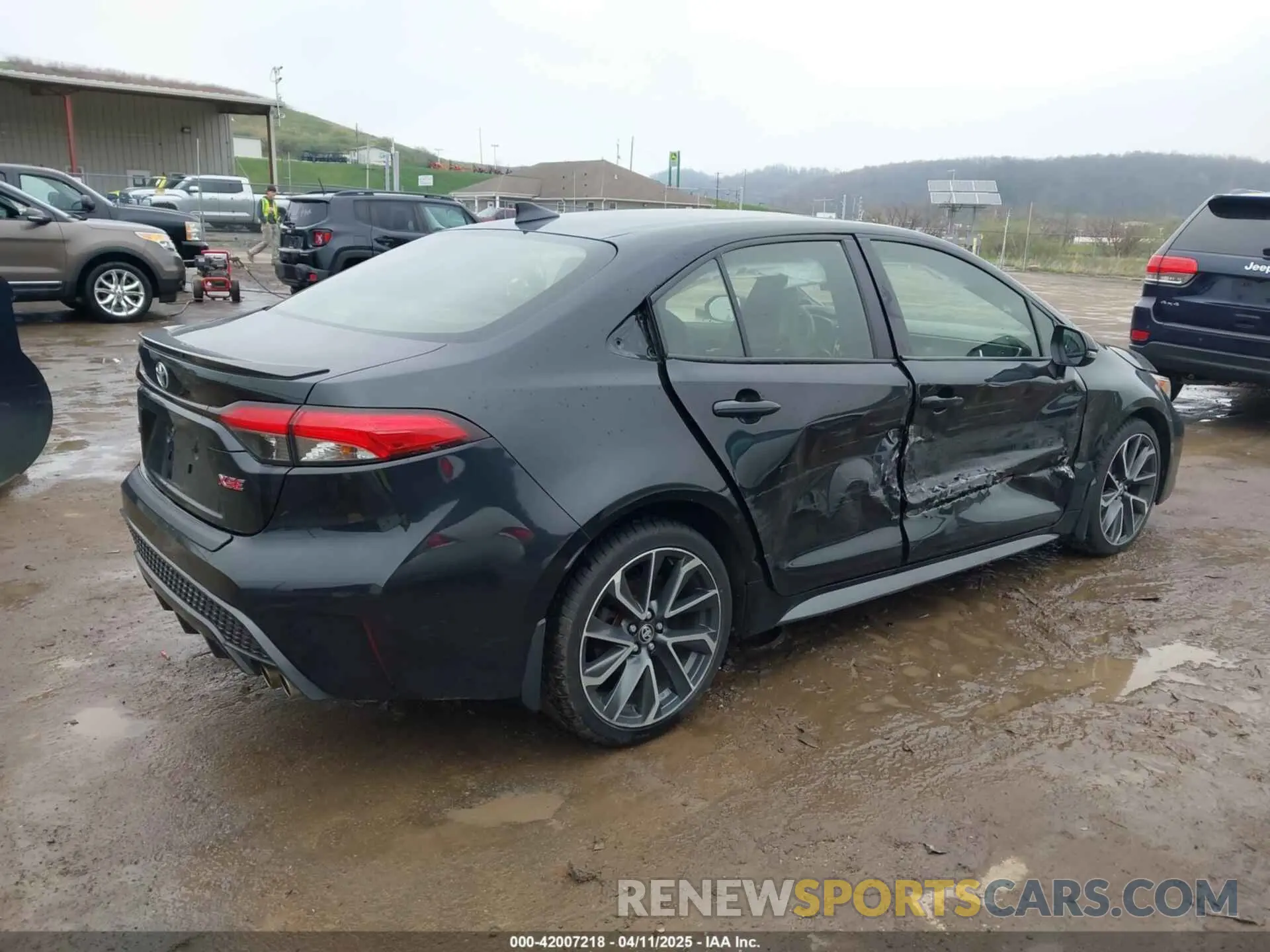 4 fotografías del automóvil dañado JTDT4RCE1LJ036632 TOYOTA COROLLA 2020
