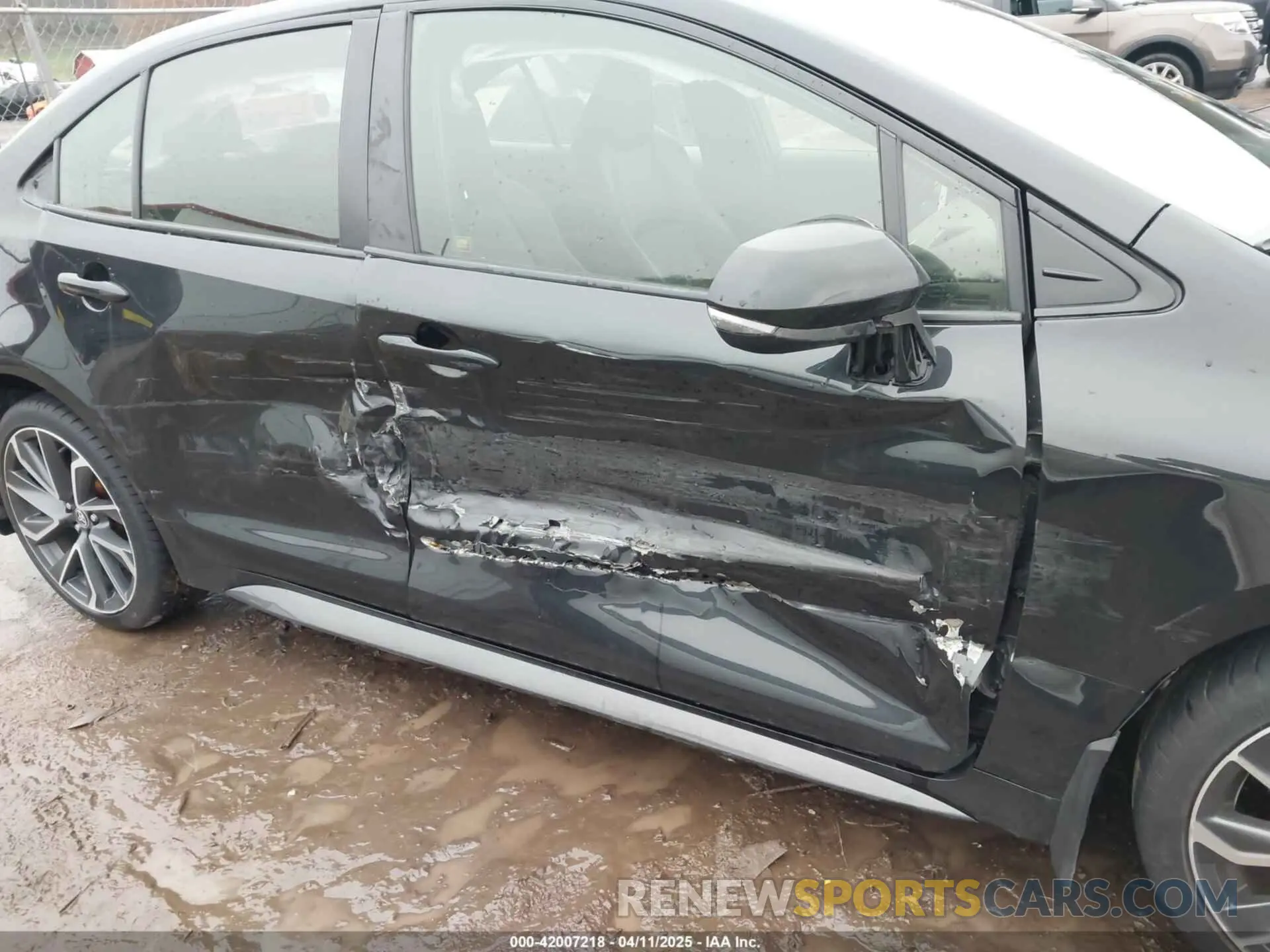 6 fotografías del automóvil dañado JTDT4RCE1LJ036632 TOYOTA COROLLA 2020