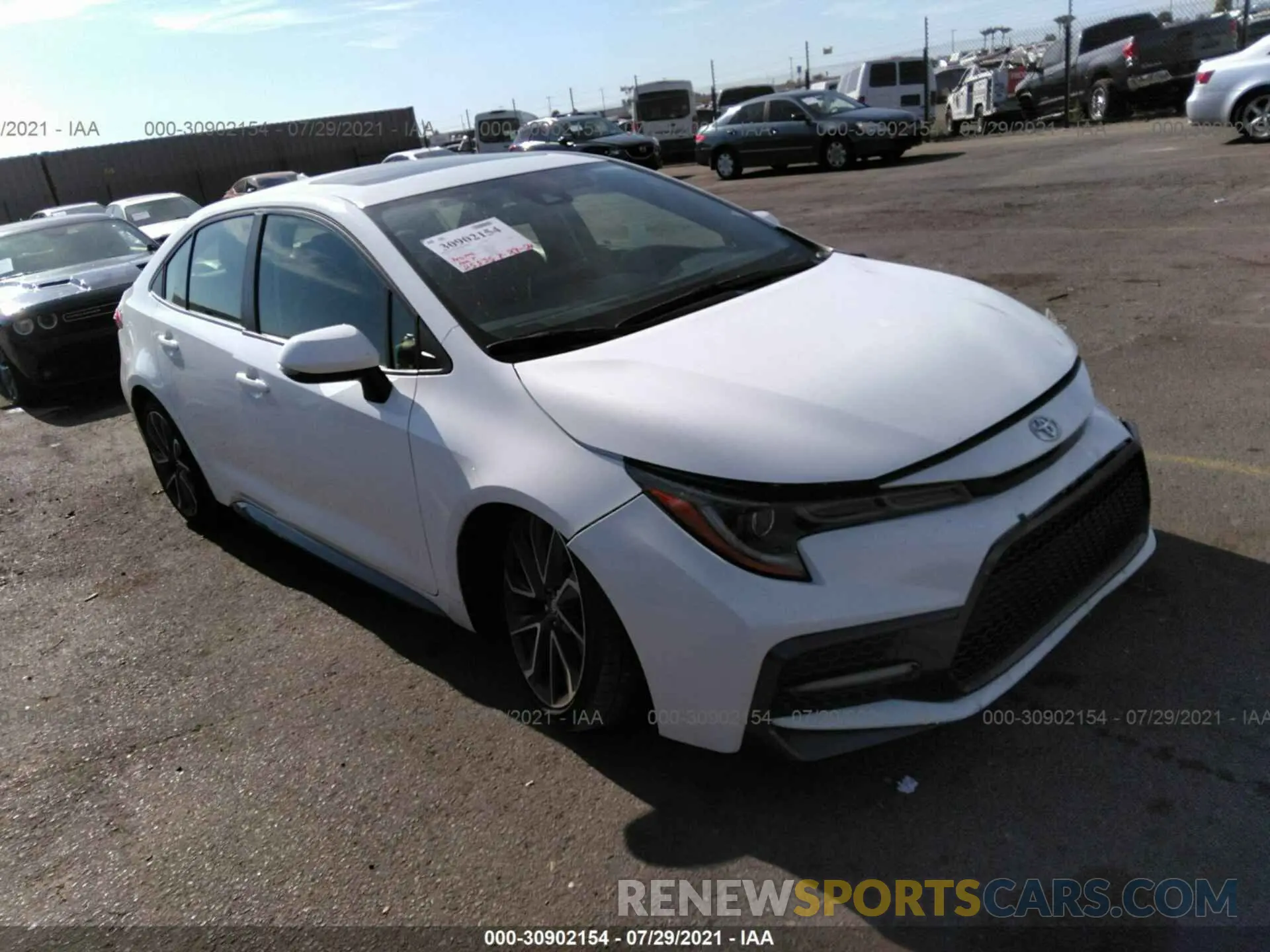 1 fotografías del automóvil dañado JTDT4RCE1LJ051583 TOYOTA COROLLA 2020