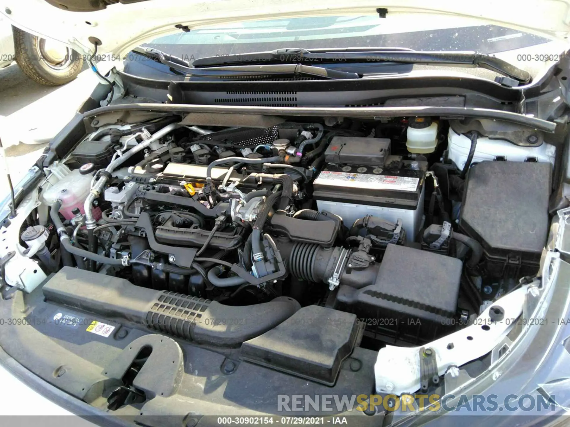 10 fotografías del automóvil dañado JTDT4RCE1LJ051583 TOYOTA COROLLA 2020