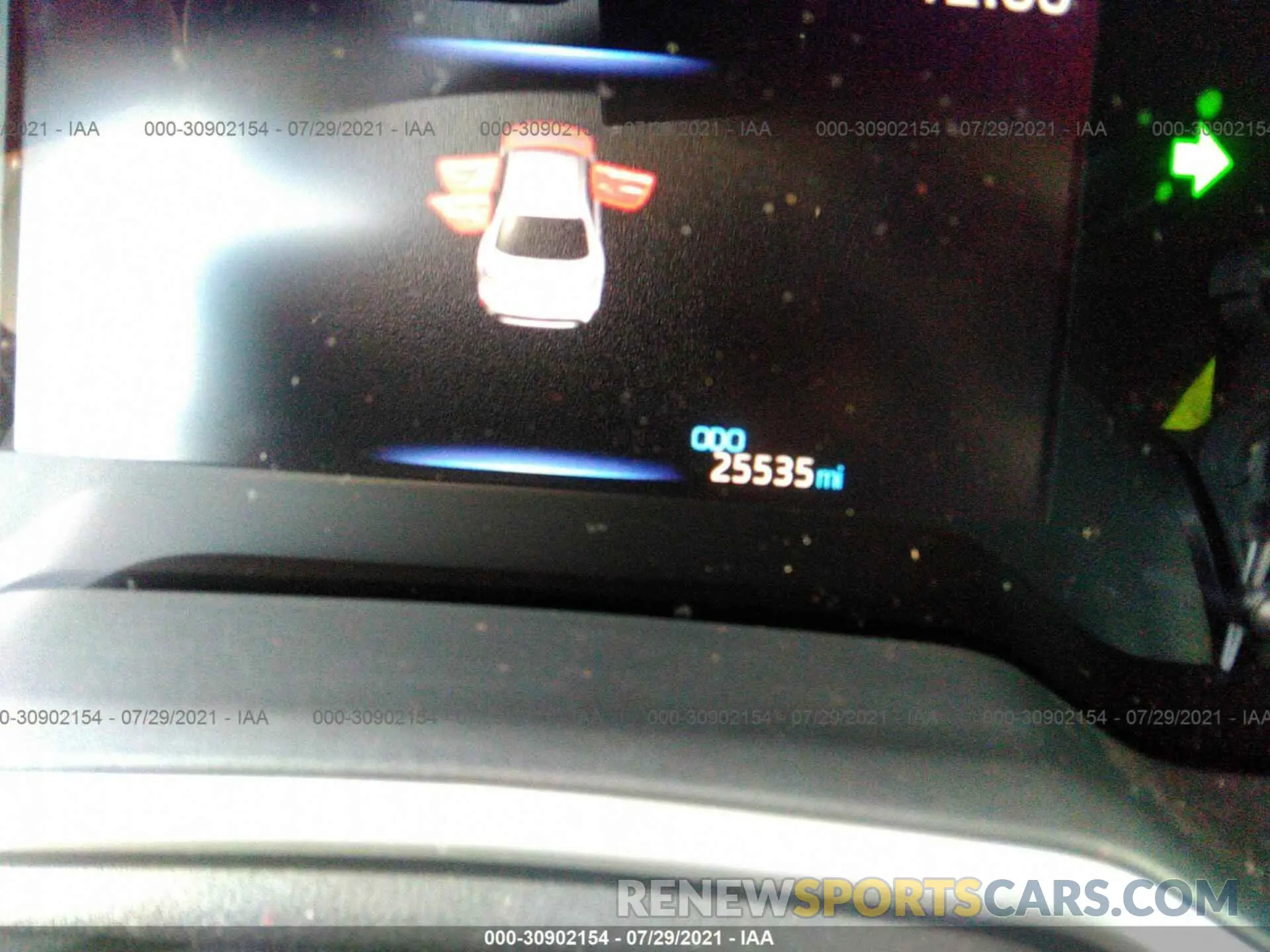 7 fotografías del automóvil dañado JTDT4RCE1LJ051583 TOYOTA COROLLA 2020