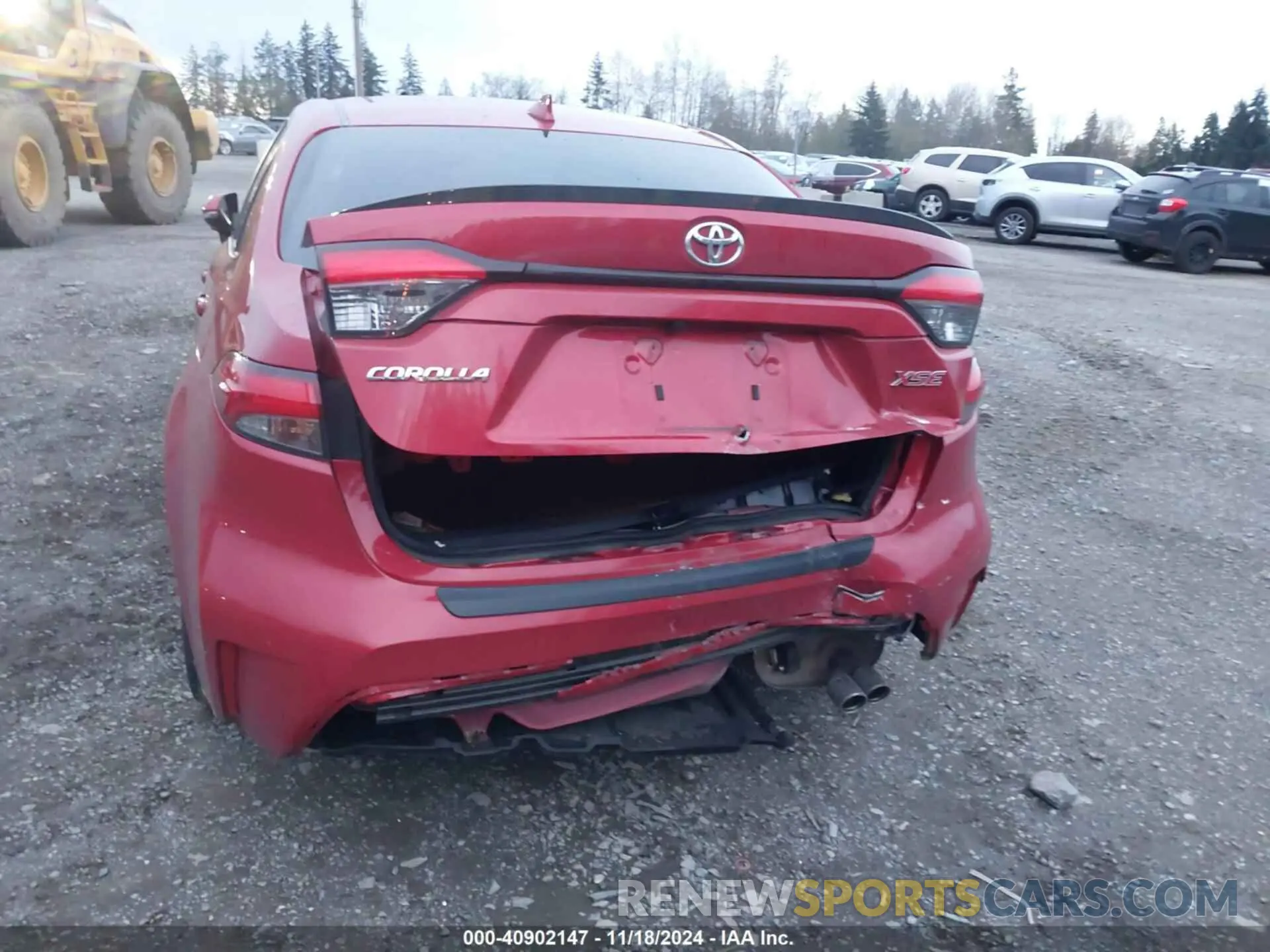 6 fotografías del automóvil dañado JTDT4RCE2LJ021850 TOYOTA COROLLA 2020
