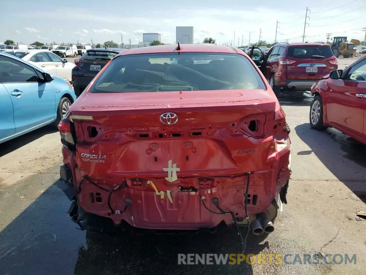 6 fotografías del automóvil dañado JTDT4RCE2LJ025865 TOYOTA COROLLA 2020