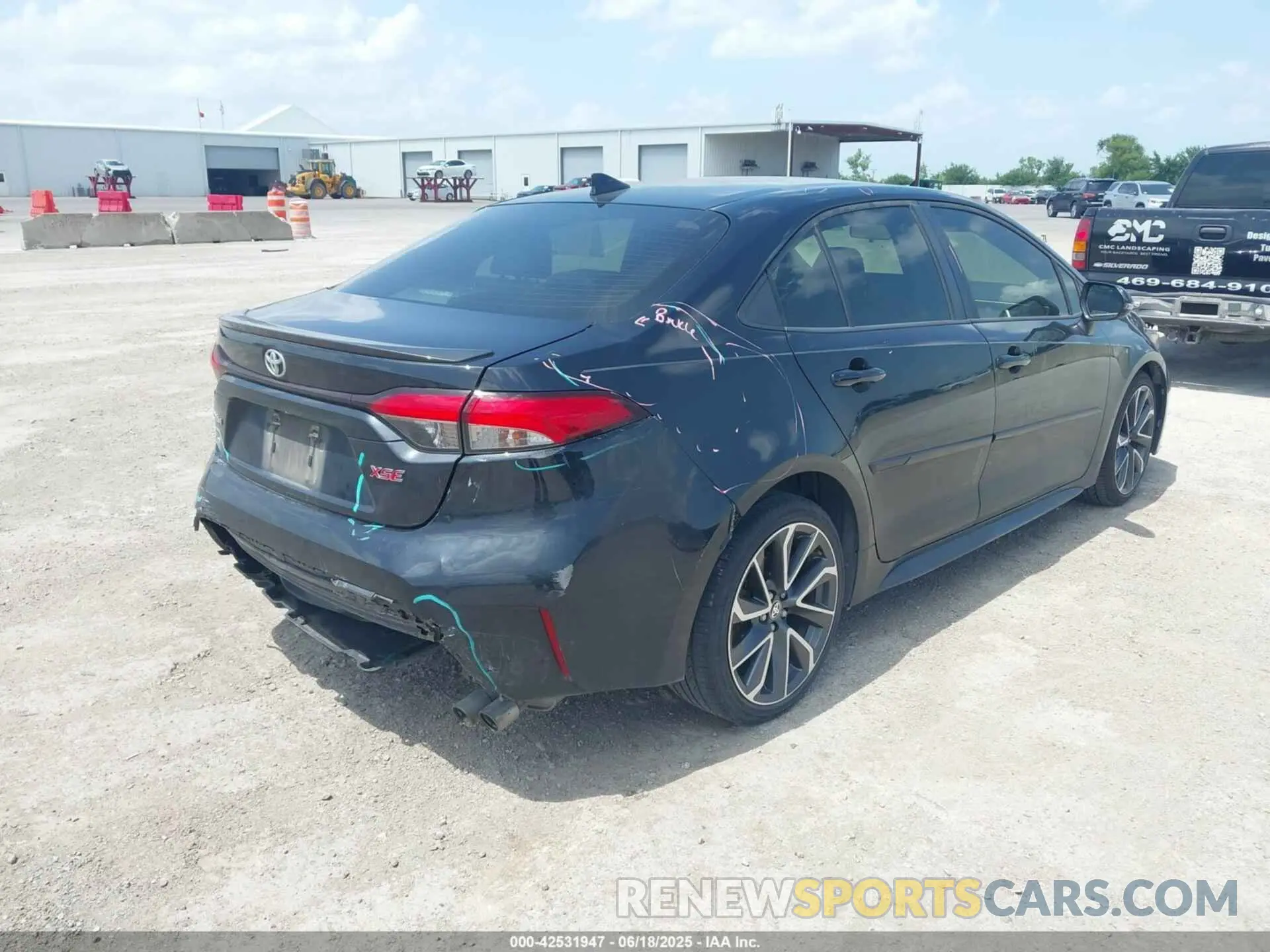 4 fotografías del automóvil dañado JTDT4RCE3LJ003227 TOYOTA COROLLA 2020