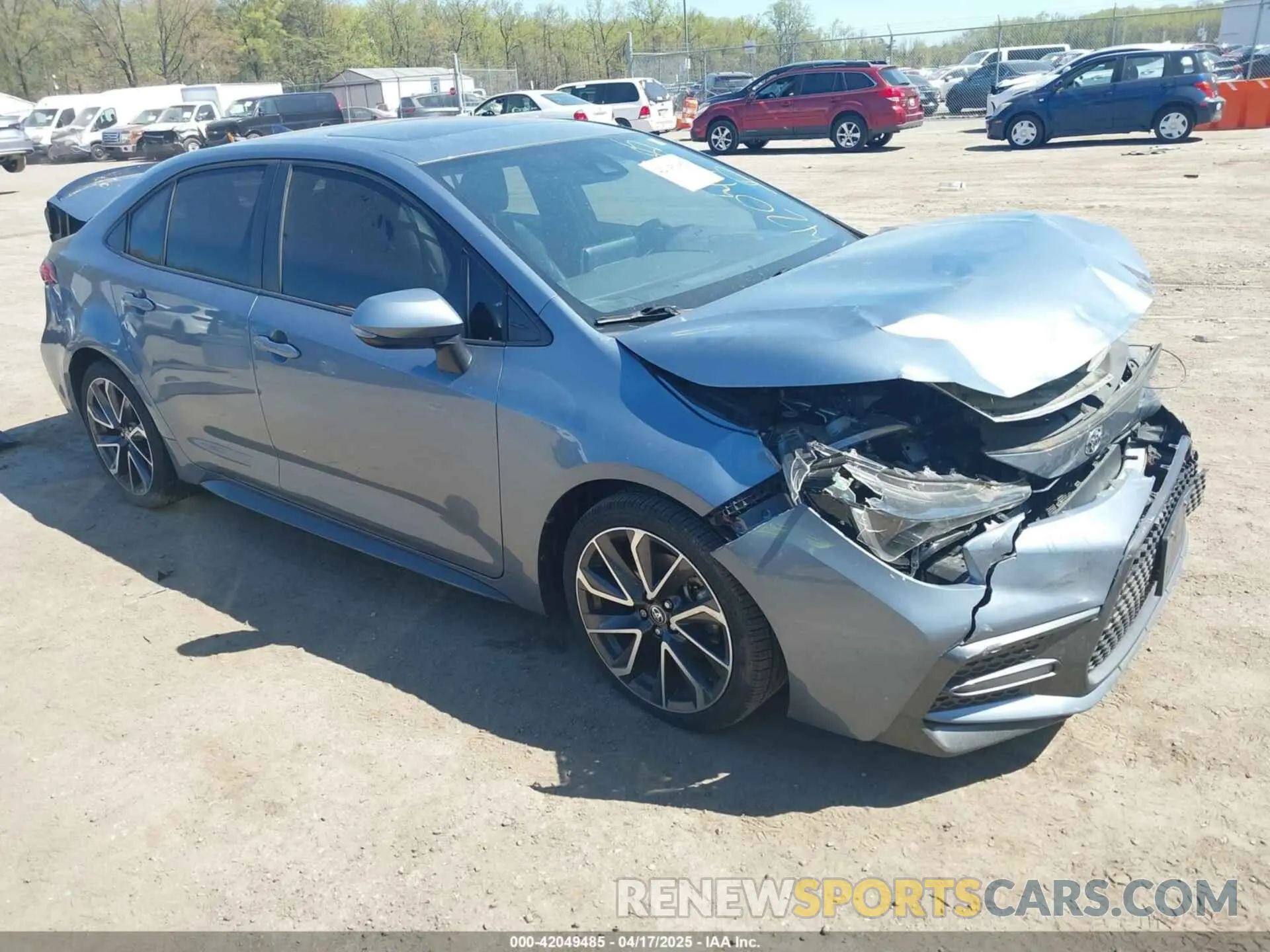 1 fotografías del automóvil dañado JTDT4RCE4LJ014530 TOYOTA COROLLA 2020