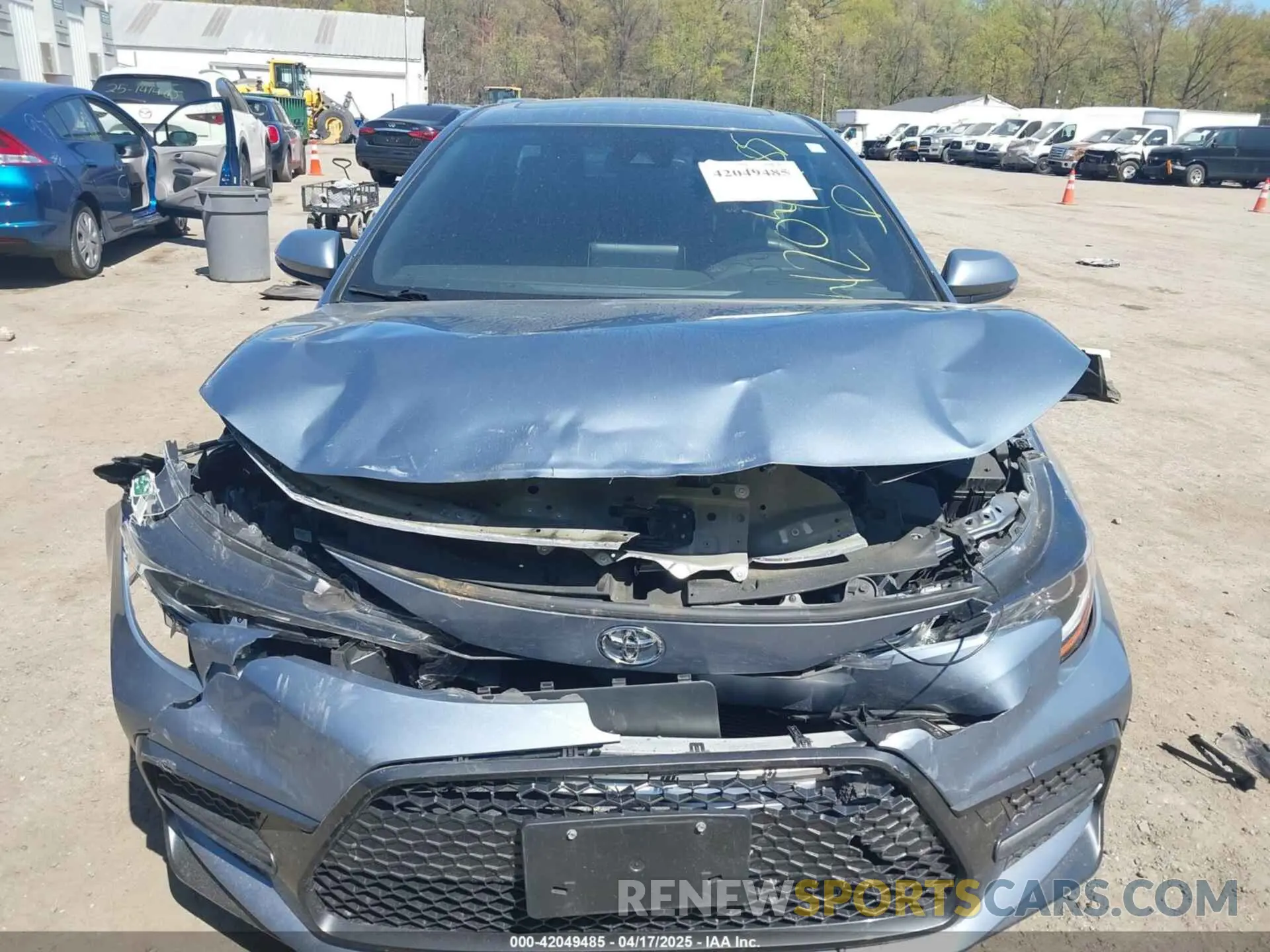 11 fotografías del automóvil dañado JTDT4RCE4LJ014530 TOYOTA COROLLA 2020