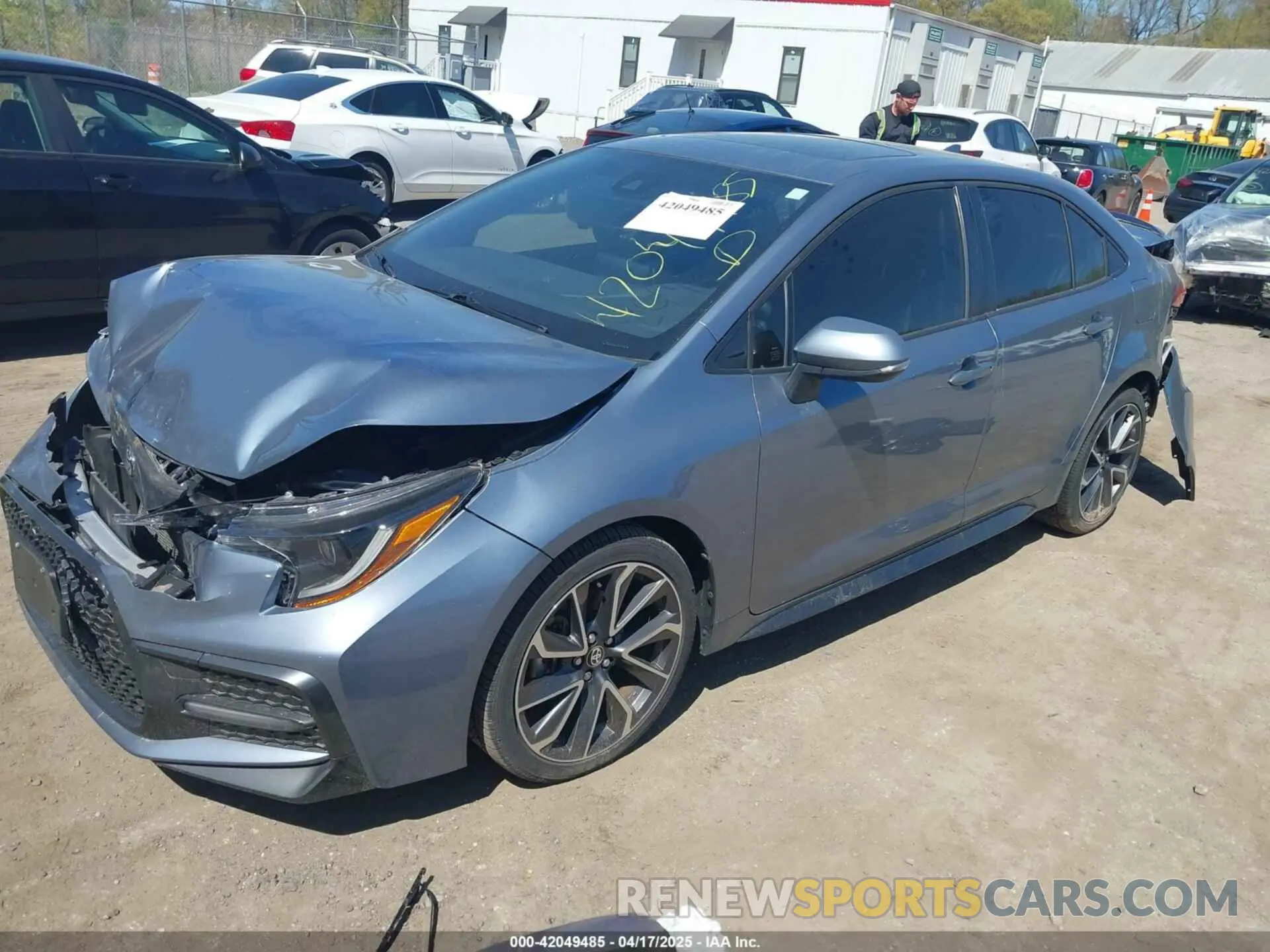 2 fotografías del automóvil dañado JTDT4RCE4LJ014530 TOYOTA COROLLA 2020