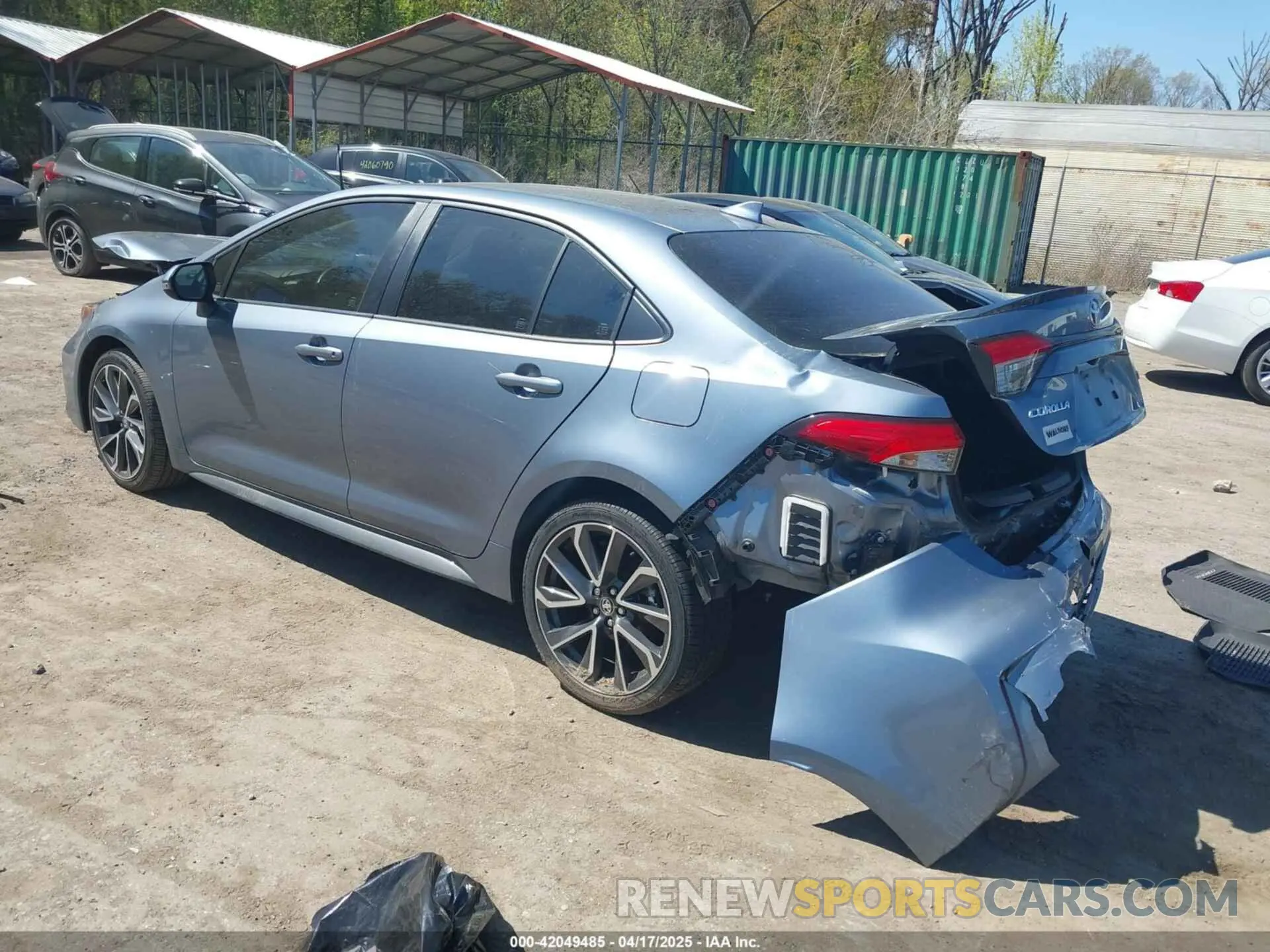 3 fotografías del automóvil dañado JTDT4RCE4LJ014530 TOYOTA COROLLA 2020