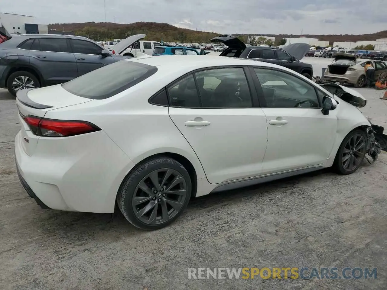 3 fotografías del automóvil dañado JTDT4RCE6LJ011242 TOYOTA COROLLA 2020