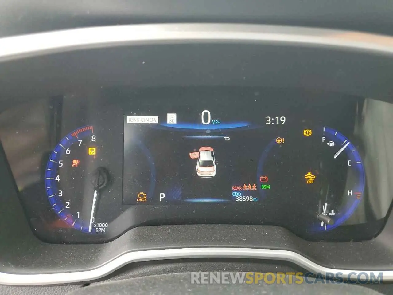 9 fotografías del automóvil dañado JTDT4RCE6LJ011242 TOYOTA COROLLA 2020