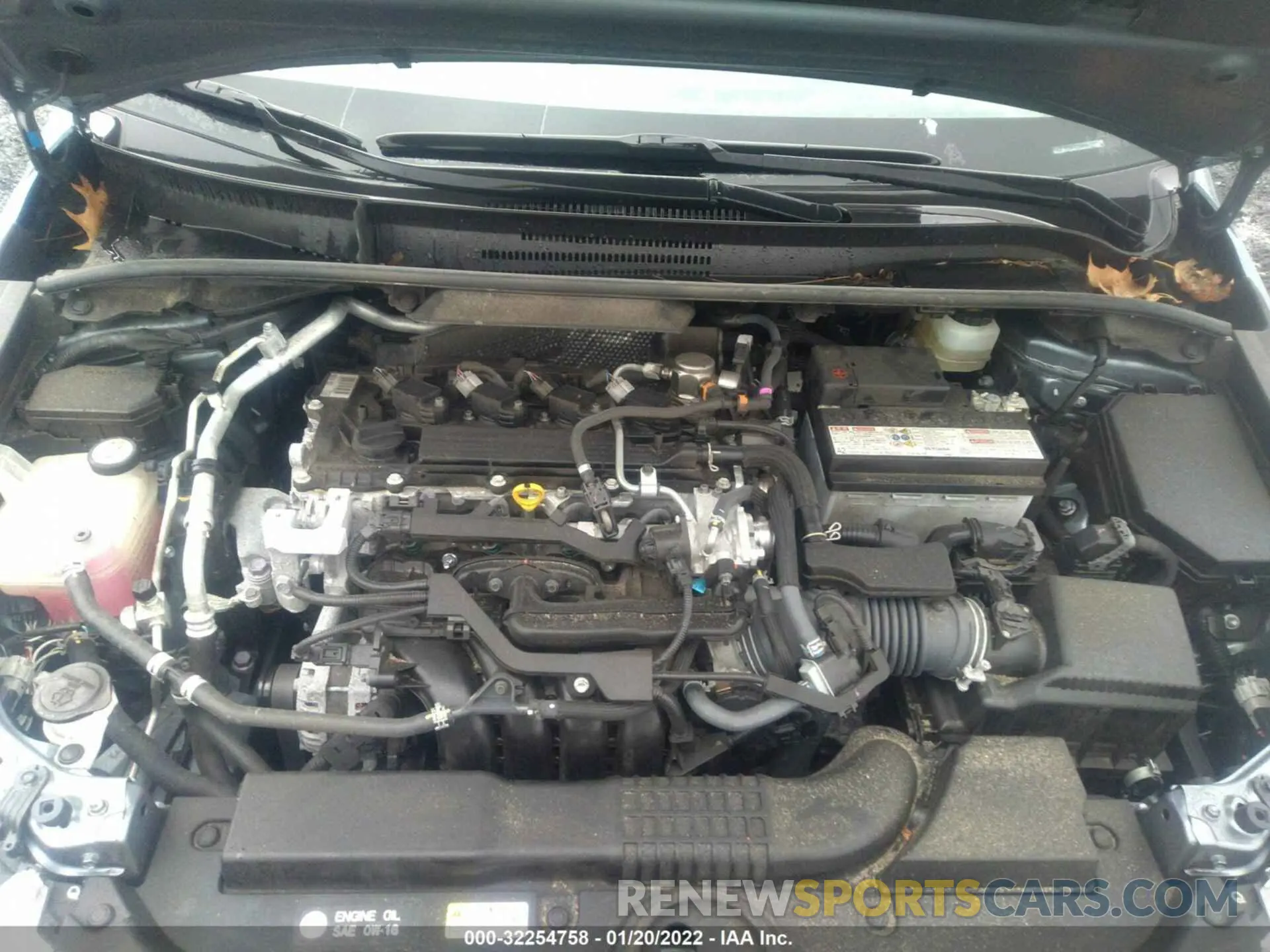 10 fotografías del automóvil dañado JTDT4RCE6LJ028171 TOYOTA COROLLA 2020