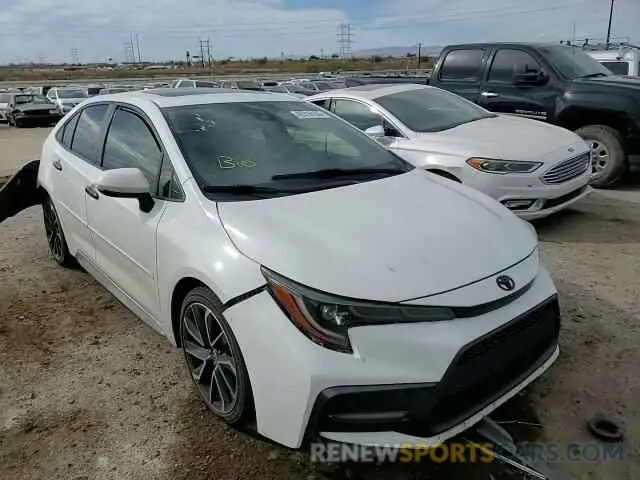11 fotografías del automóvil dañado JTDT4RCE7LJ033587 TOYOTA COROLLA 2020
