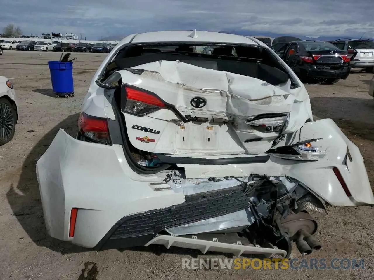 6 fotografías del automóvil dañado JTDT4RCE7LJ033587 TOYOTA COROLLA 2020