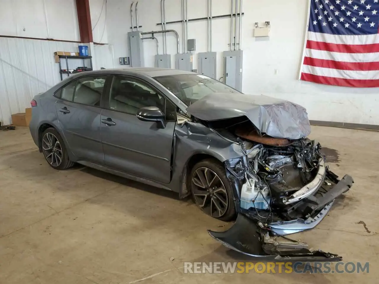 4 fotografías del automóvil dañado JTDT4RCE8LJ036806 TOYOTA COROLLA 2020