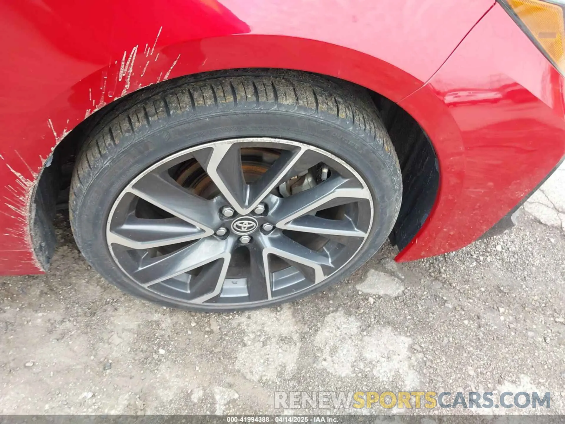 12 fotografías del automóvil dañado JTDT4RCE9LJ036653 TOYOTA COROLLA 2020