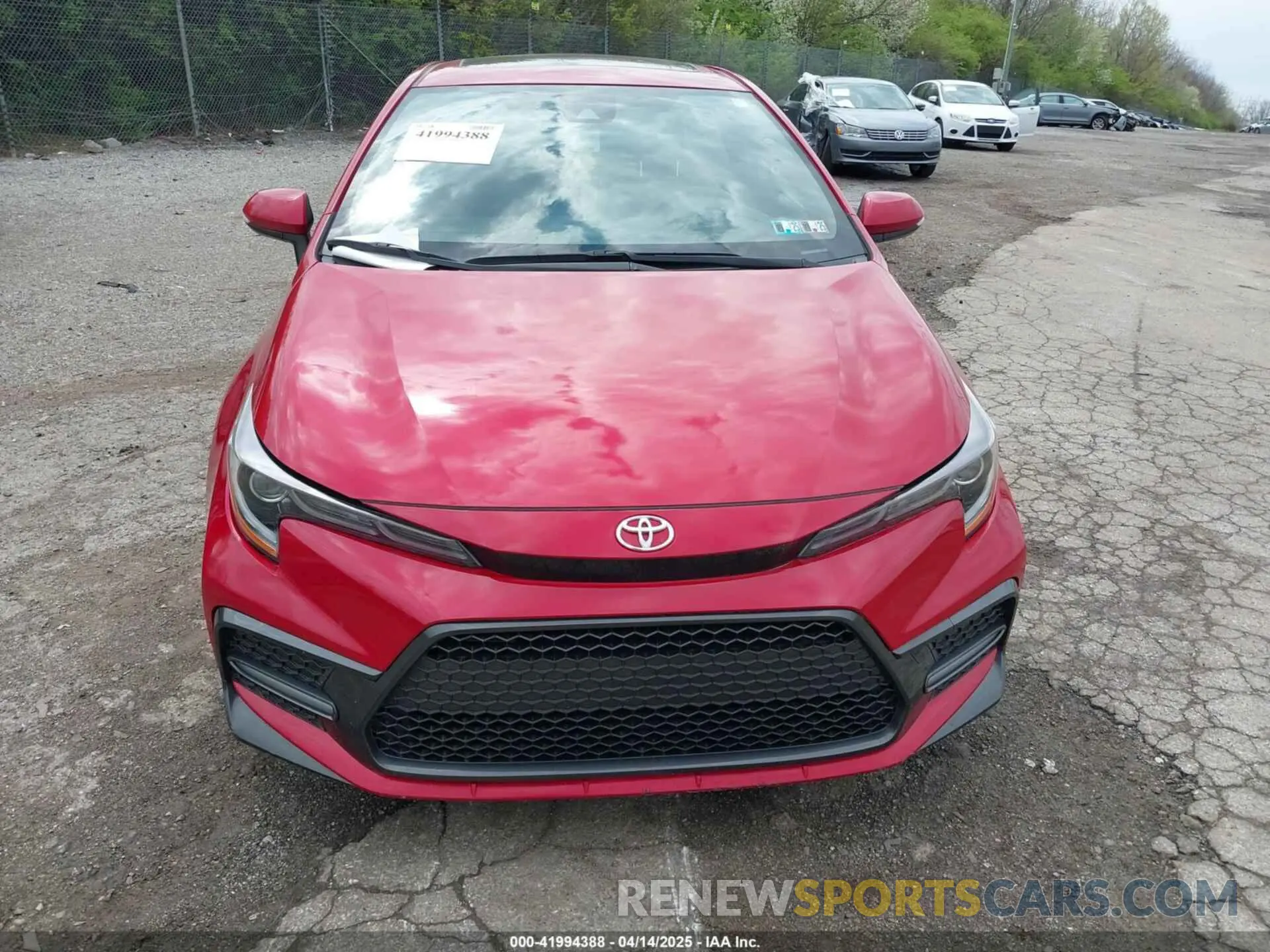 13 fotografías del automóvil dañado JTDT4RCE9LJ036653 TOYOTA COROLLA 2020