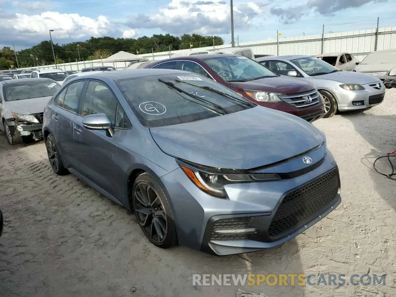 1 fotografías del automóvil dañado JTDT4RCEXLJ008036 TOYOTA COROLLA 2020