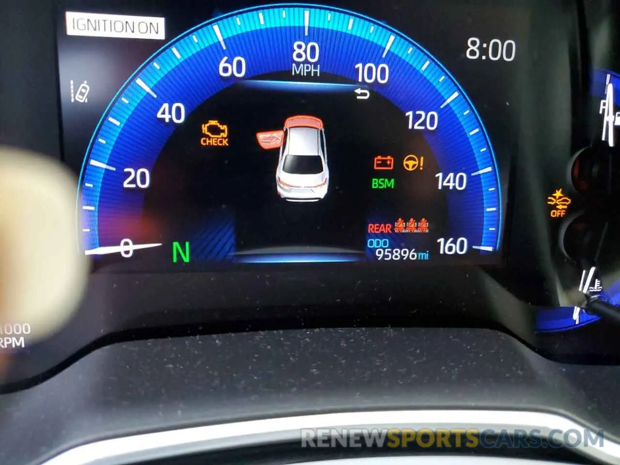 8 fotografías del automóvil dañado JTDT4RCEXLJ008036 TOYOTA COROLLA 2020