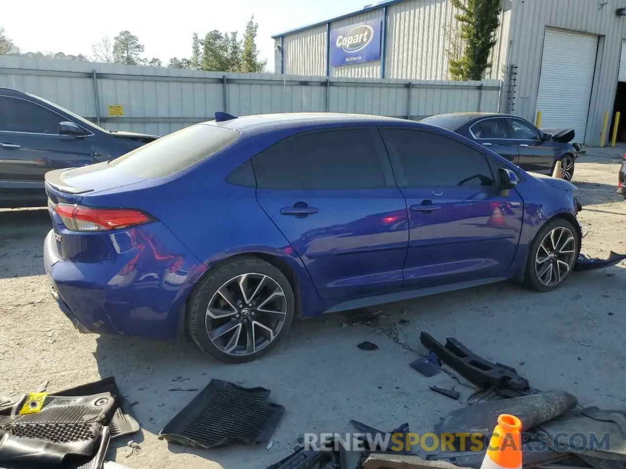 3 fotografías del automóvil dañado JTDT4RCEXLJ010529 TOYOTA COROLLA 2020