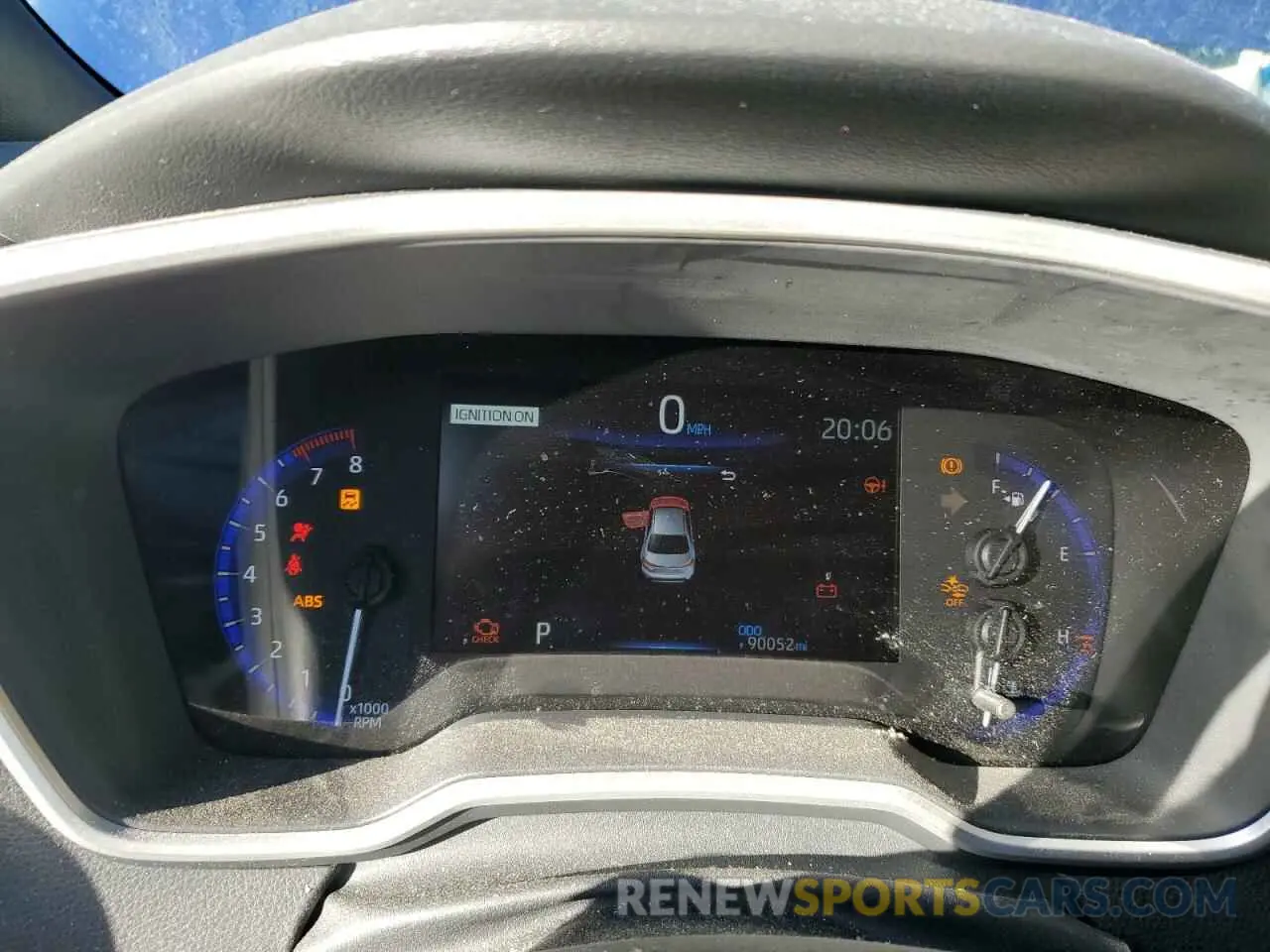 9 fotografías del automóvil dañado JTDT4RCEXLJ010529 TOYOTA COROLLA 2020