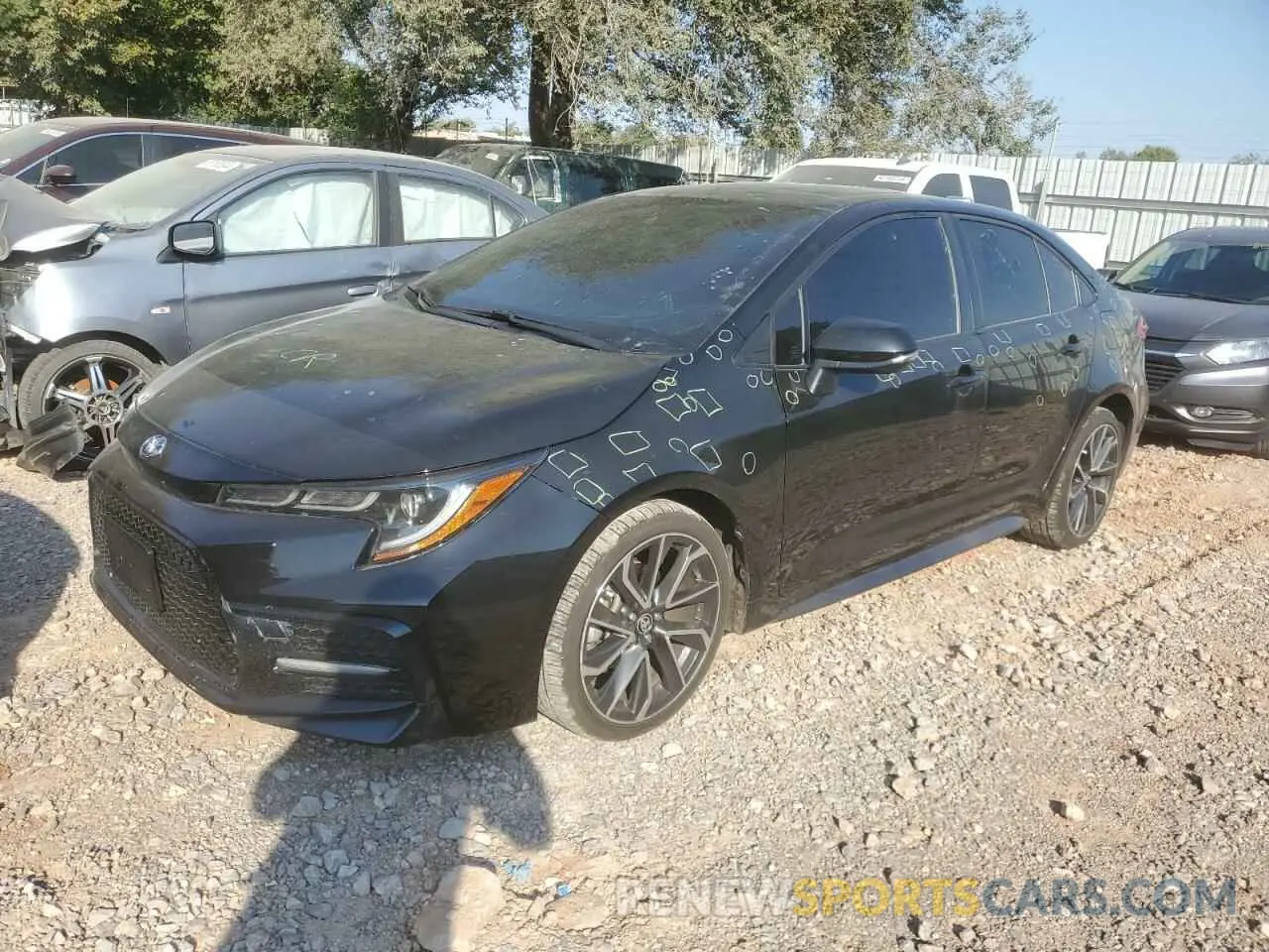 1 fotografías del automóvil dañado JTDT4RCEXLJ013396 TOYOTA COROLLA 2020