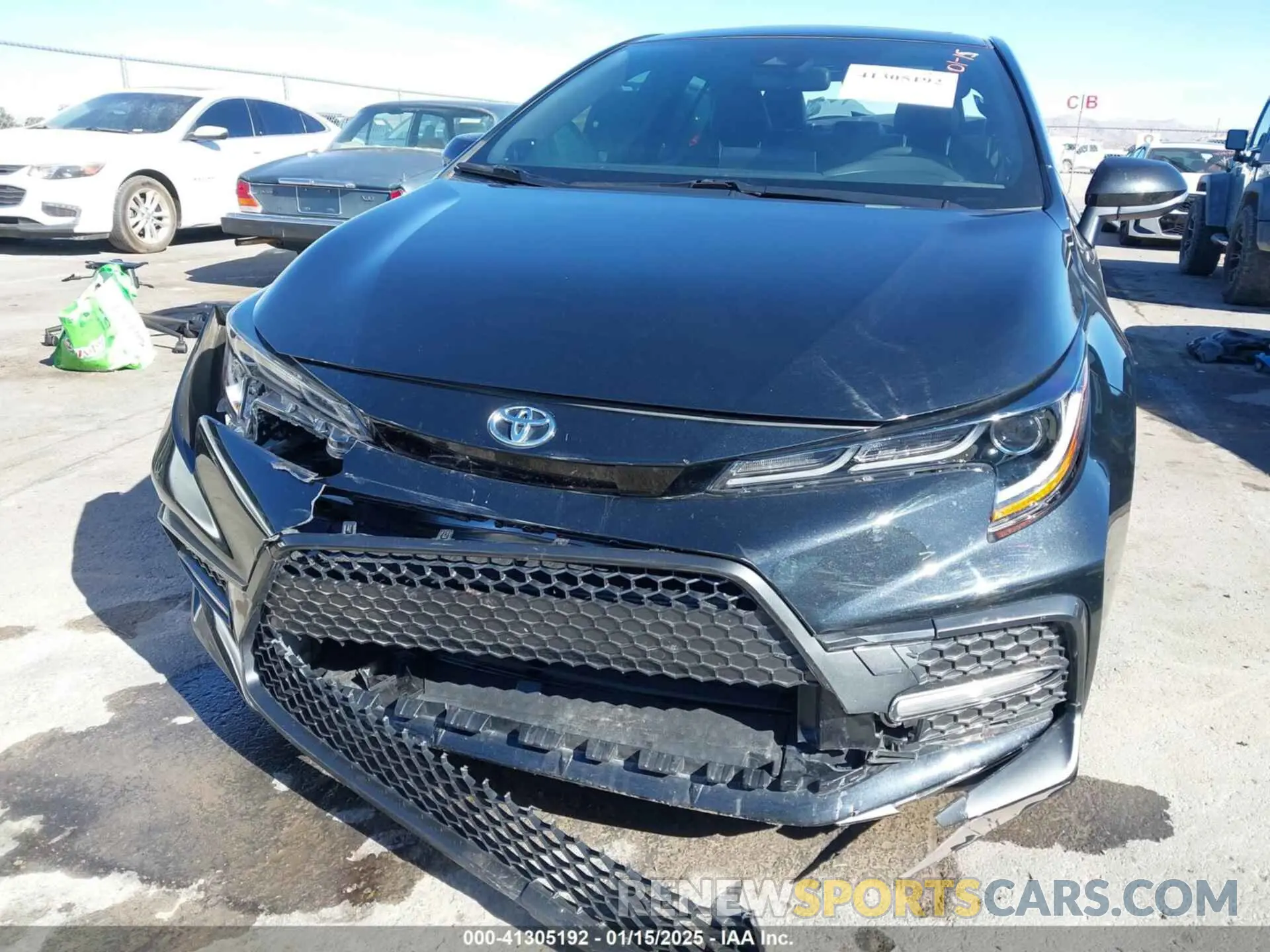 19 fotografías del automóvil dañado JTDT4RCEXLJ031641 TOYOTA COROLLA 2020