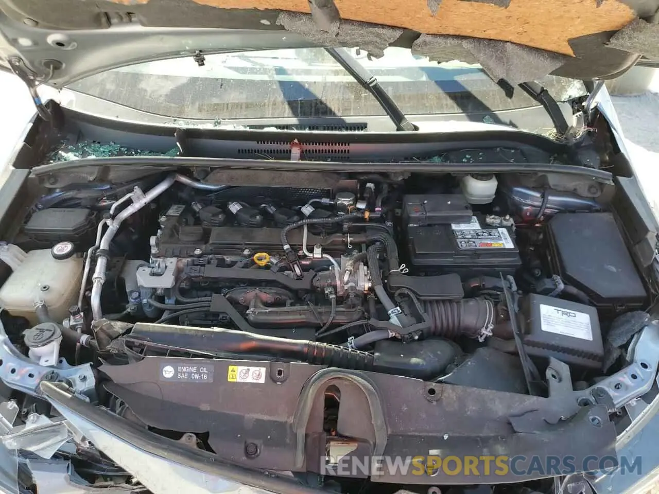 11 fotografías del automóvil dañado JTDT4RCEXLJ038167 TOYOTA COROLLA 2020