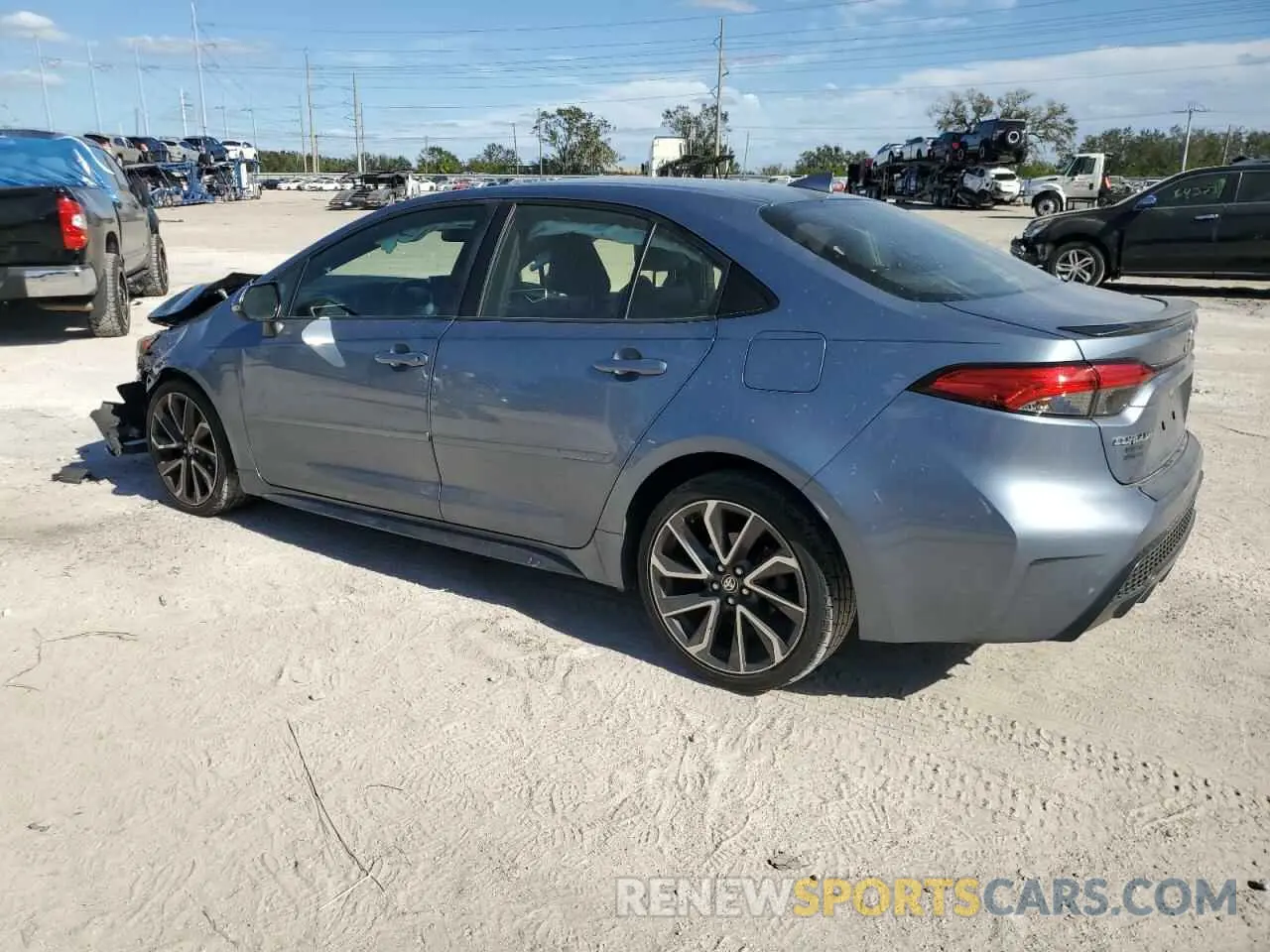 2 fotografías del automóvil dañado JTDT4RCEXLJ038167 TOYOTA COROLLA 2020