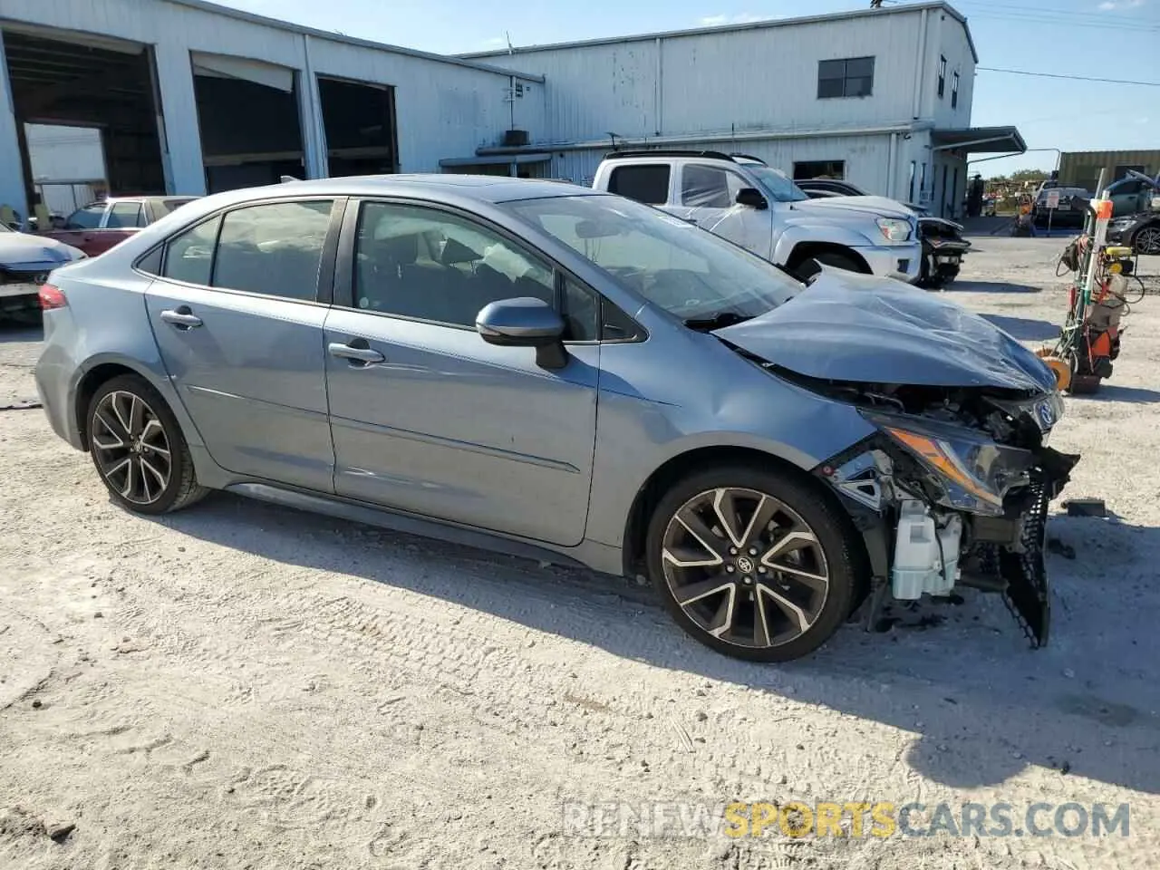 4 fotografías del automóvil dañado JTDT4RCEXLJ038167 TOYOTA COROLLA 2020