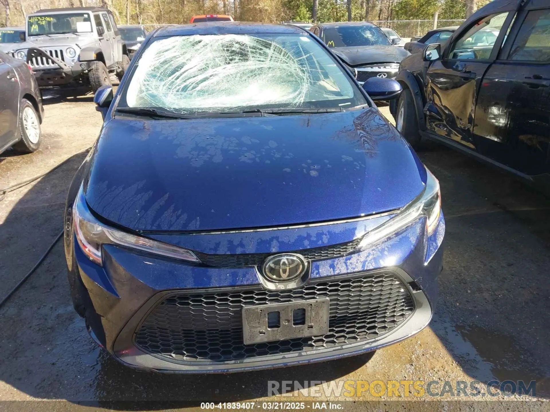 12 fotografías del automóvil dañado JTDVPRAE0LJ083461 TOYOTA COROLLA 2020