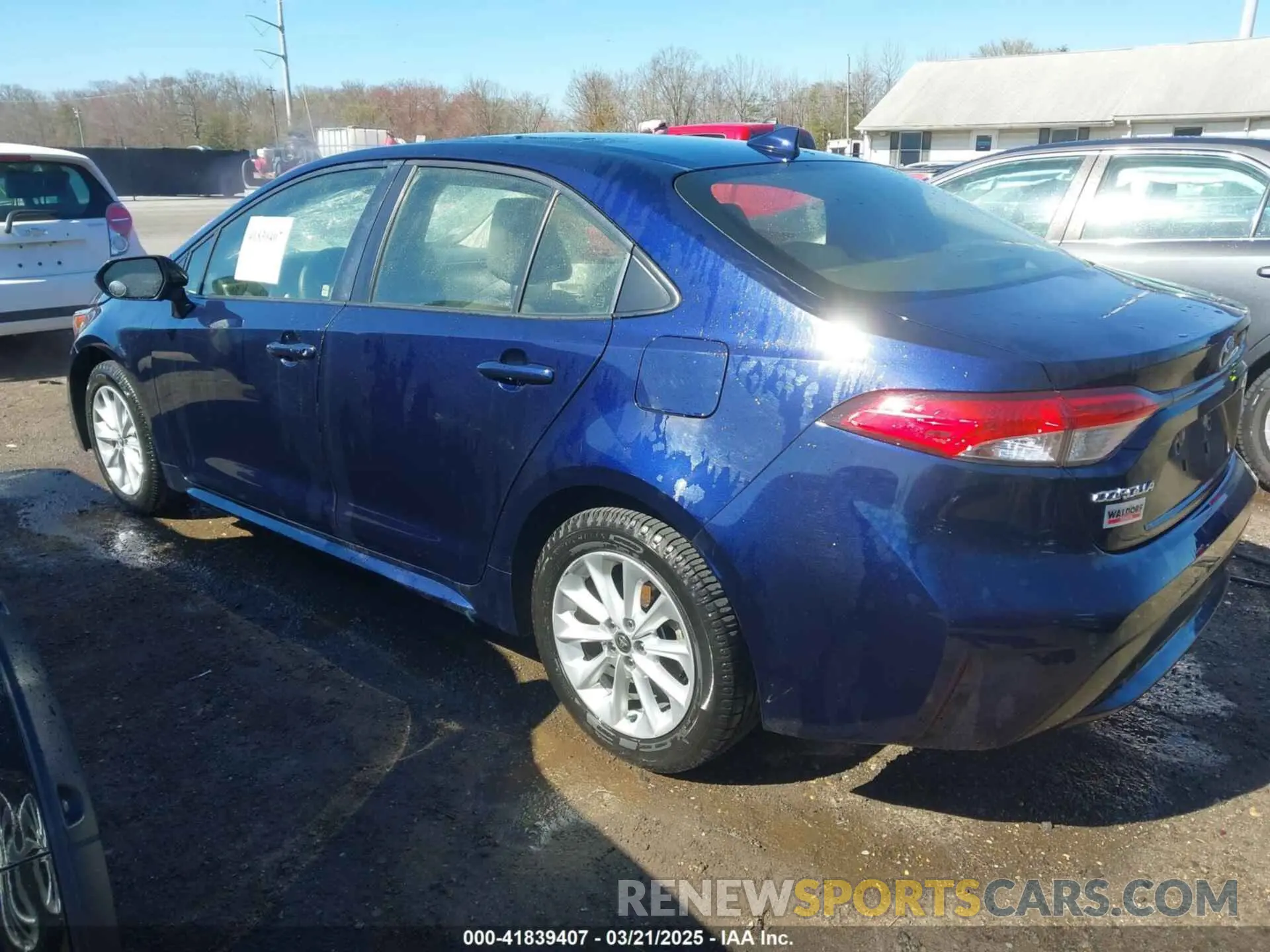 3 fotografías del automóvil dañado JTDVPRAE0LJ083461 TOYOTA COROLLA 2020